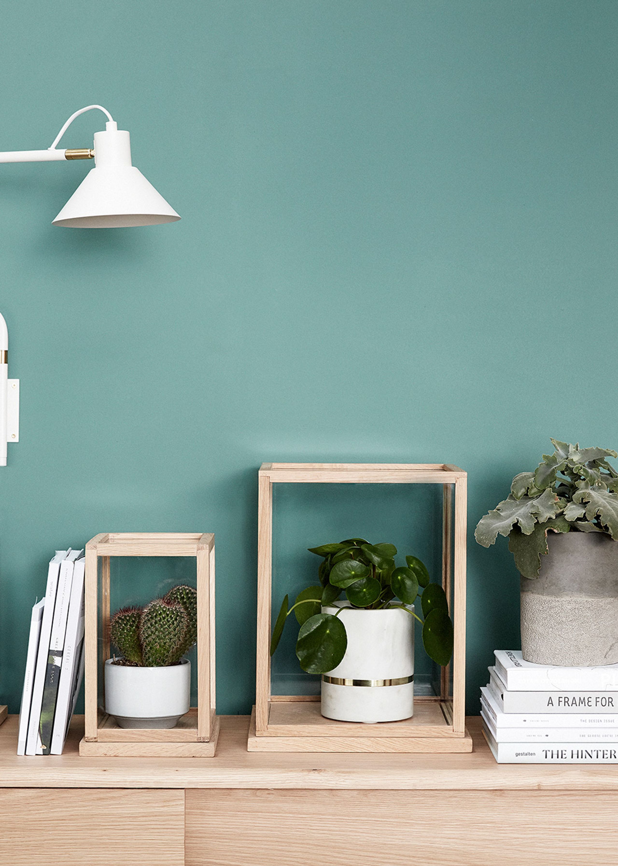 Hübsch - Boîtes - Glass Display Box - High - Oak