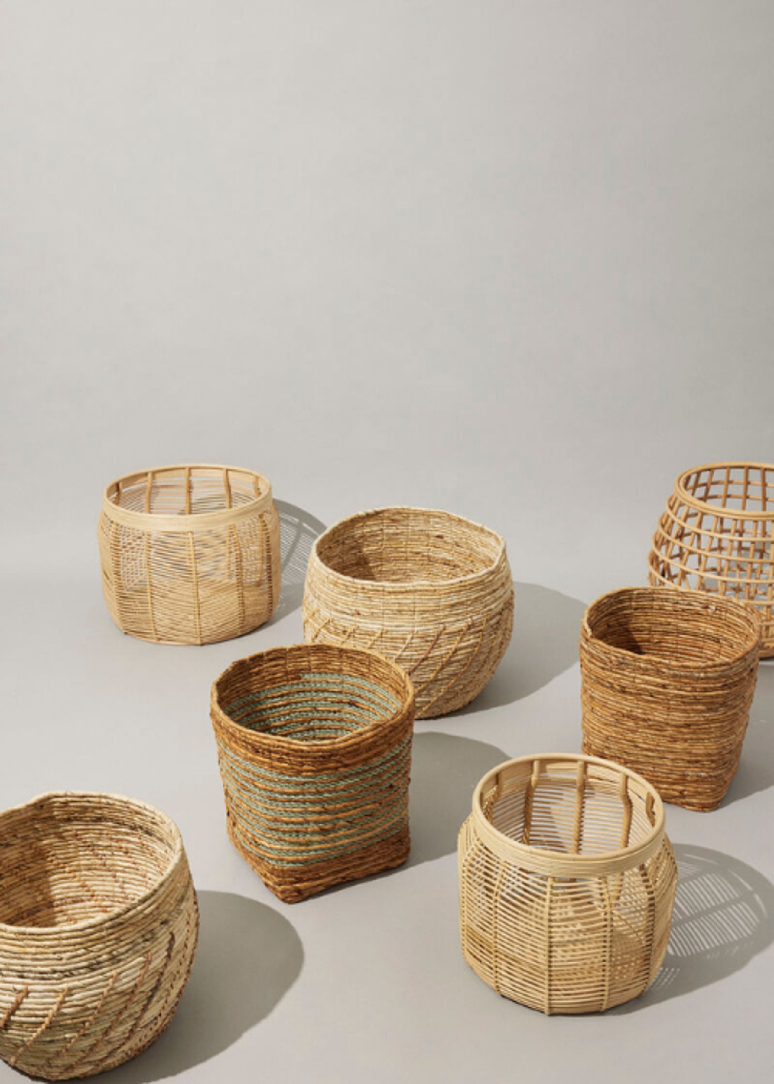 Hübsch - Basket - Energy Kurve - Nature