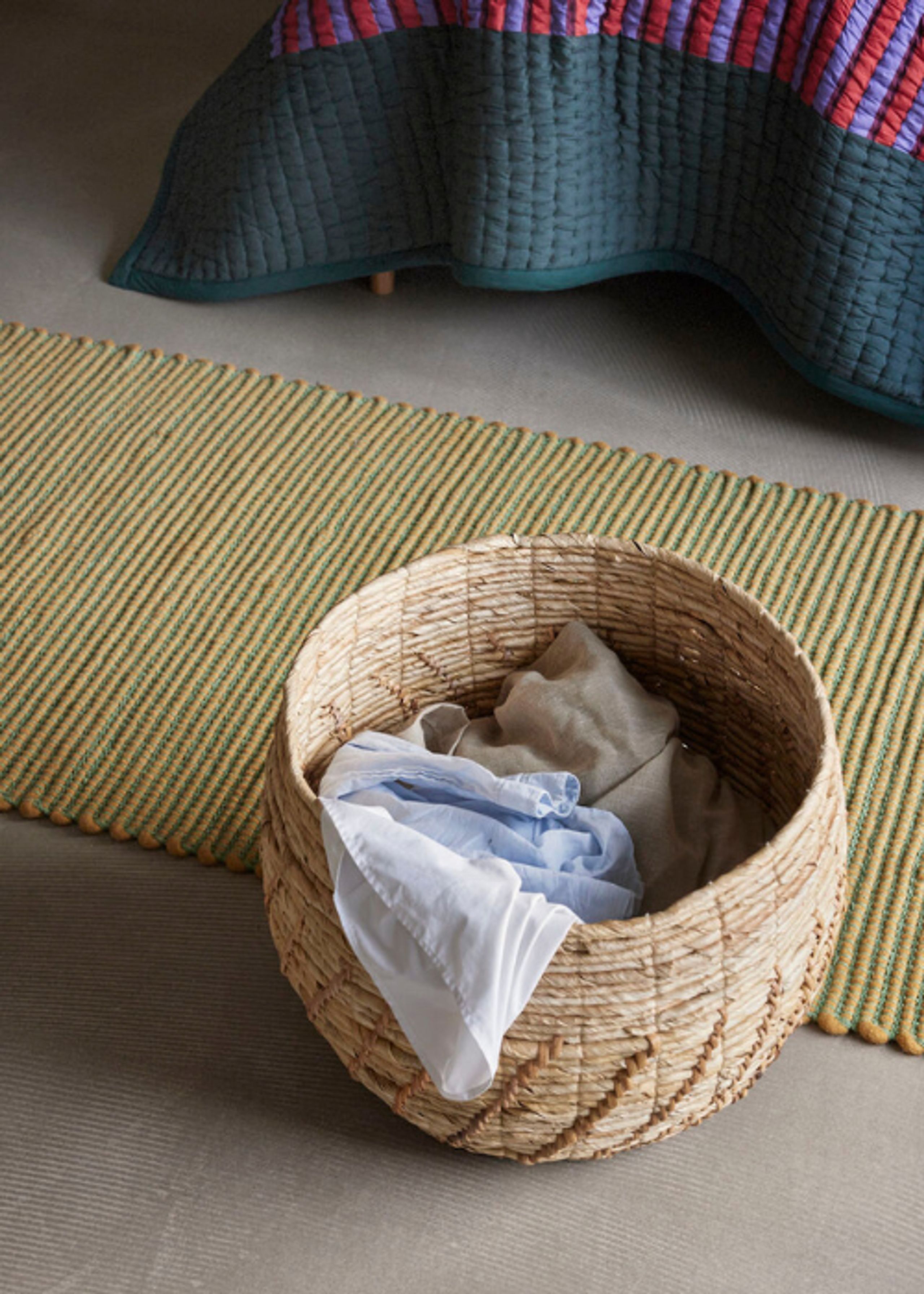 Hübsch - Korb - Luxe Kurve Natur - Natur