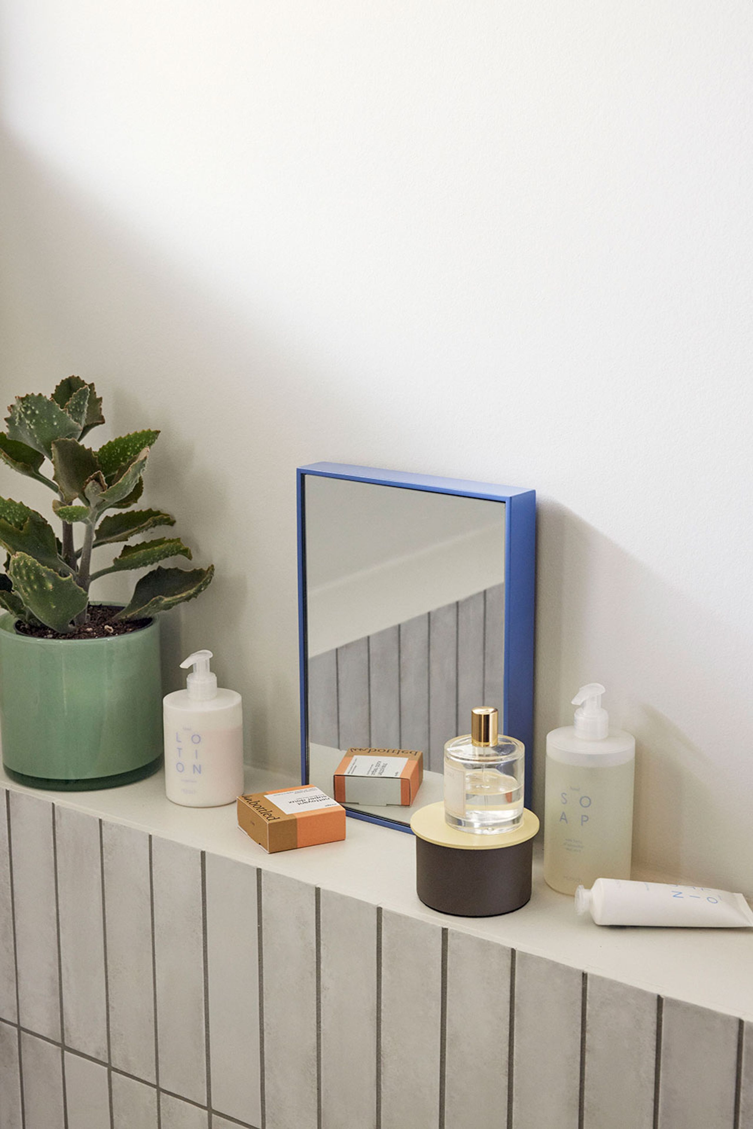 Hübsch - Lysestage - Akin Lysestager (sæt af 2) - Light Pink