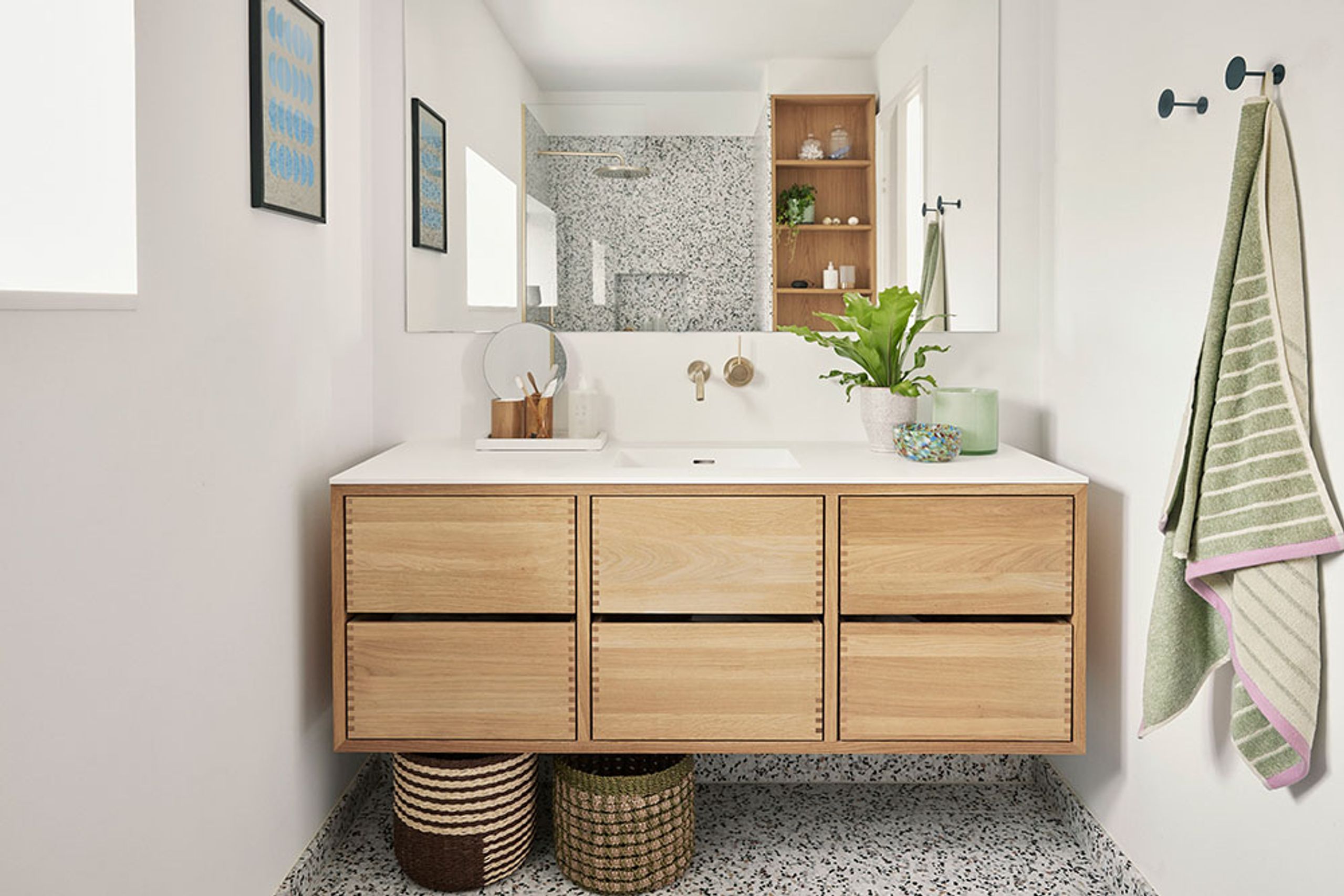 Hübsch - Lysestage - Akin Lysestager (sæt af 2) - Light Pink