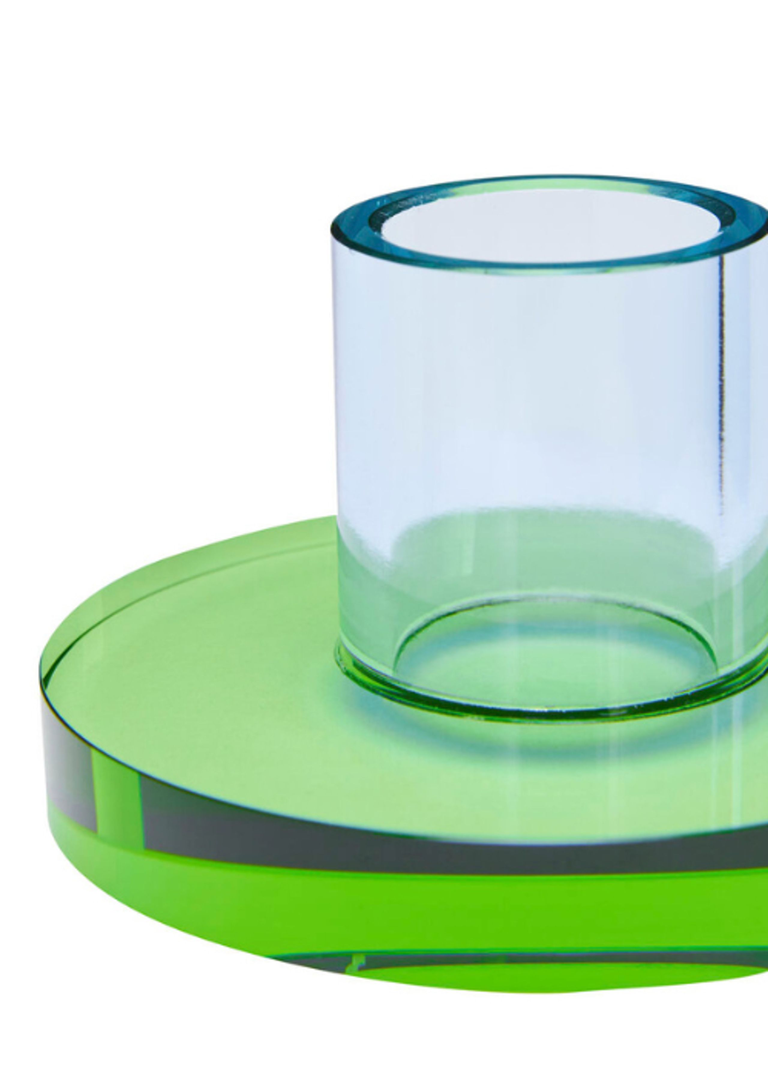 Hübsch - Chandelier - Astra Candlestick - Blue/Green