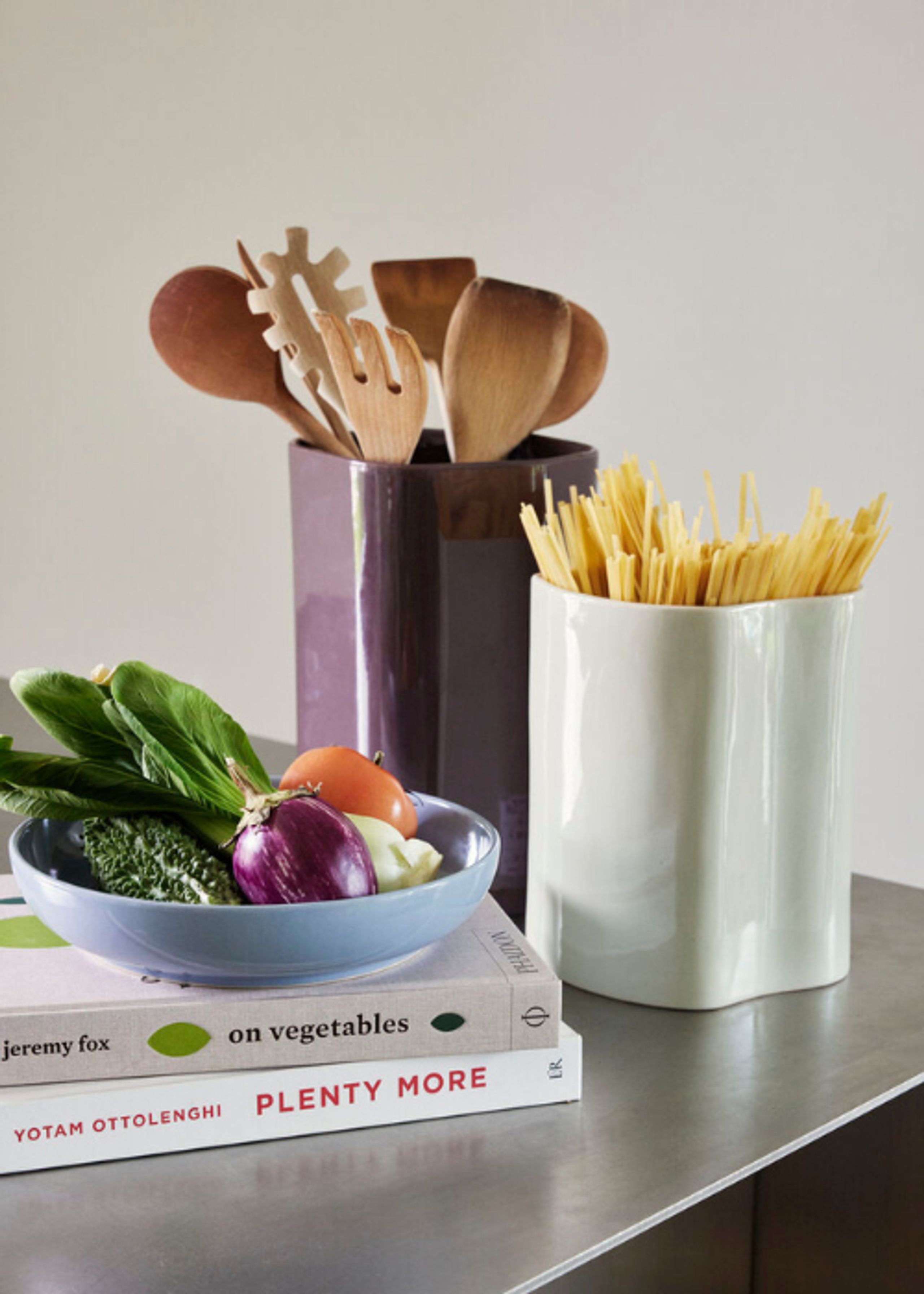 Hübsch - Storage boxes - Amare Opbevaring Med Llåg - Brown/Sand