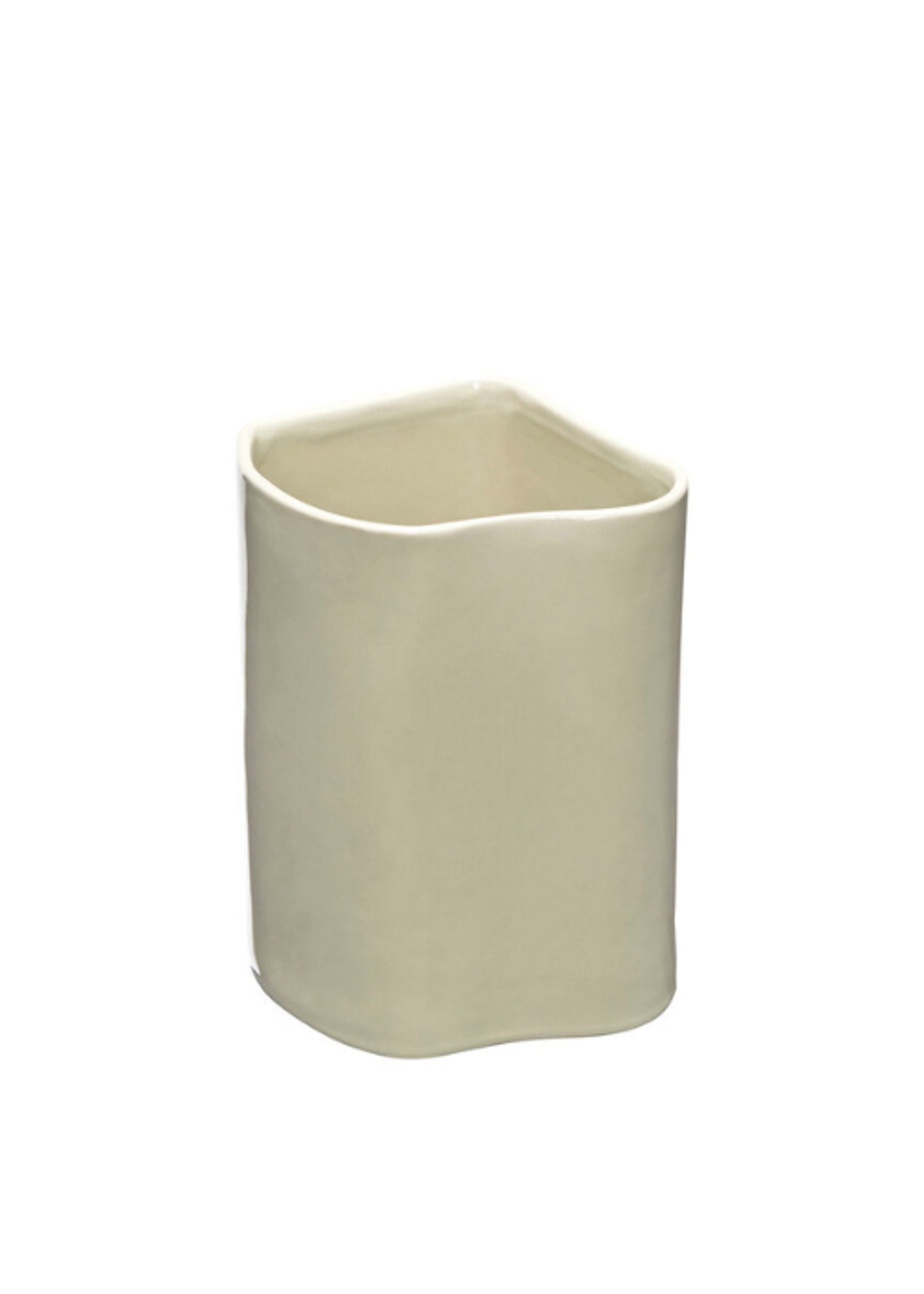 Hübsch - Storage boxes - Amare Opbevaring Med Llåg - Brown/Sand