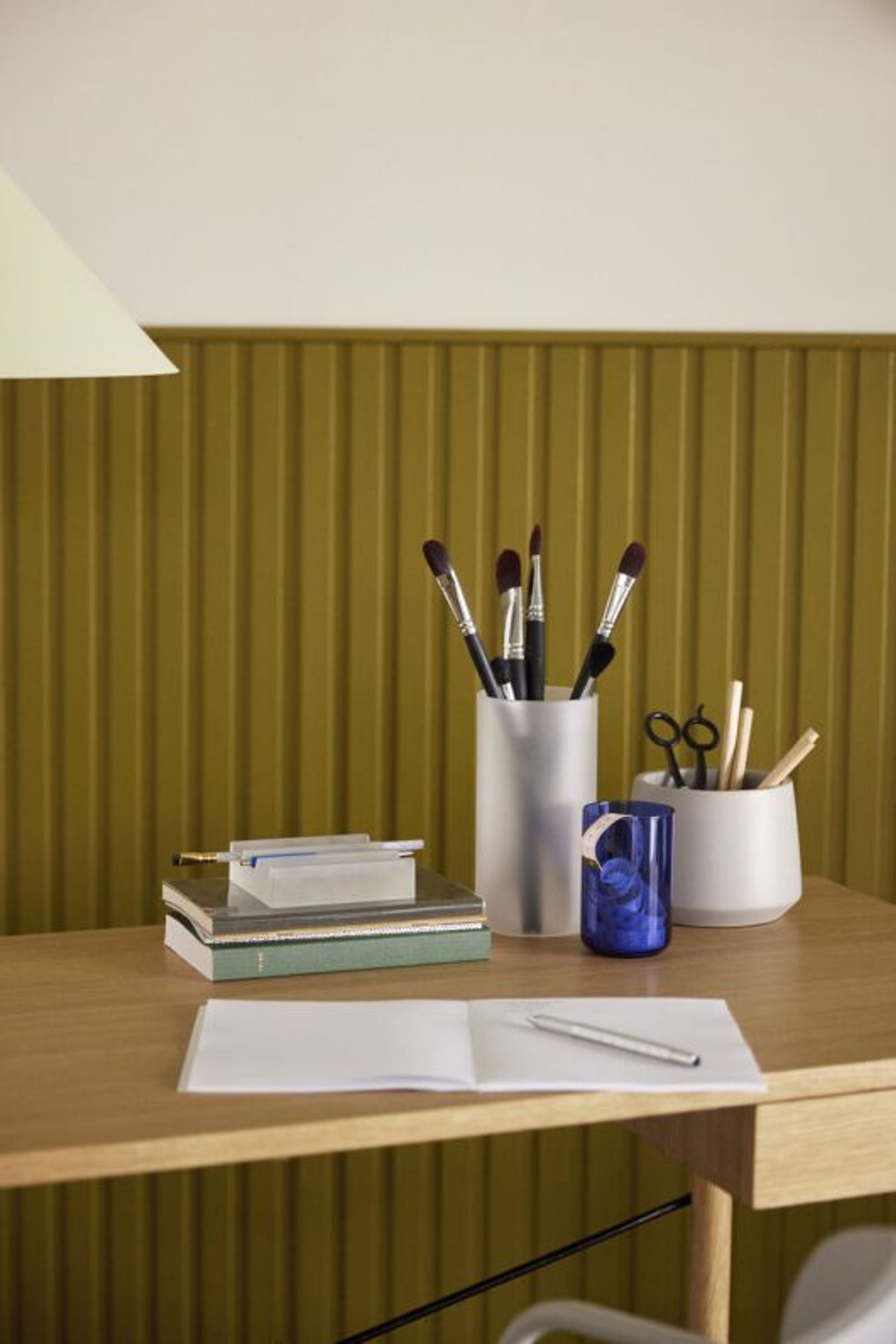 Hübsch - Boîtes de rangement - Pop Storage Jars - Small - Blue (set of 2)