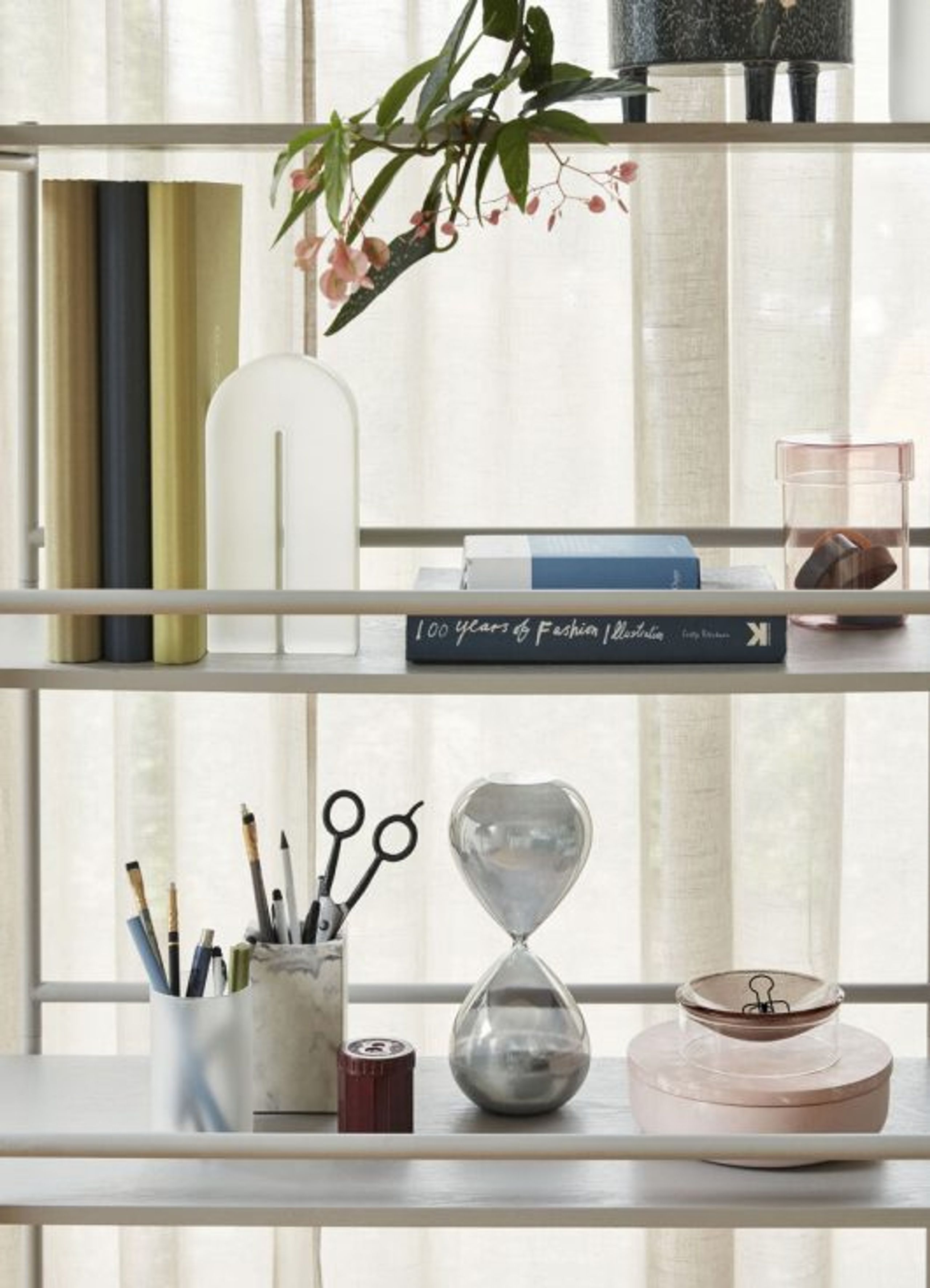 Hübsch - Förvaringslådor - Pop Storage Jars - Small - Pink (set of 2)