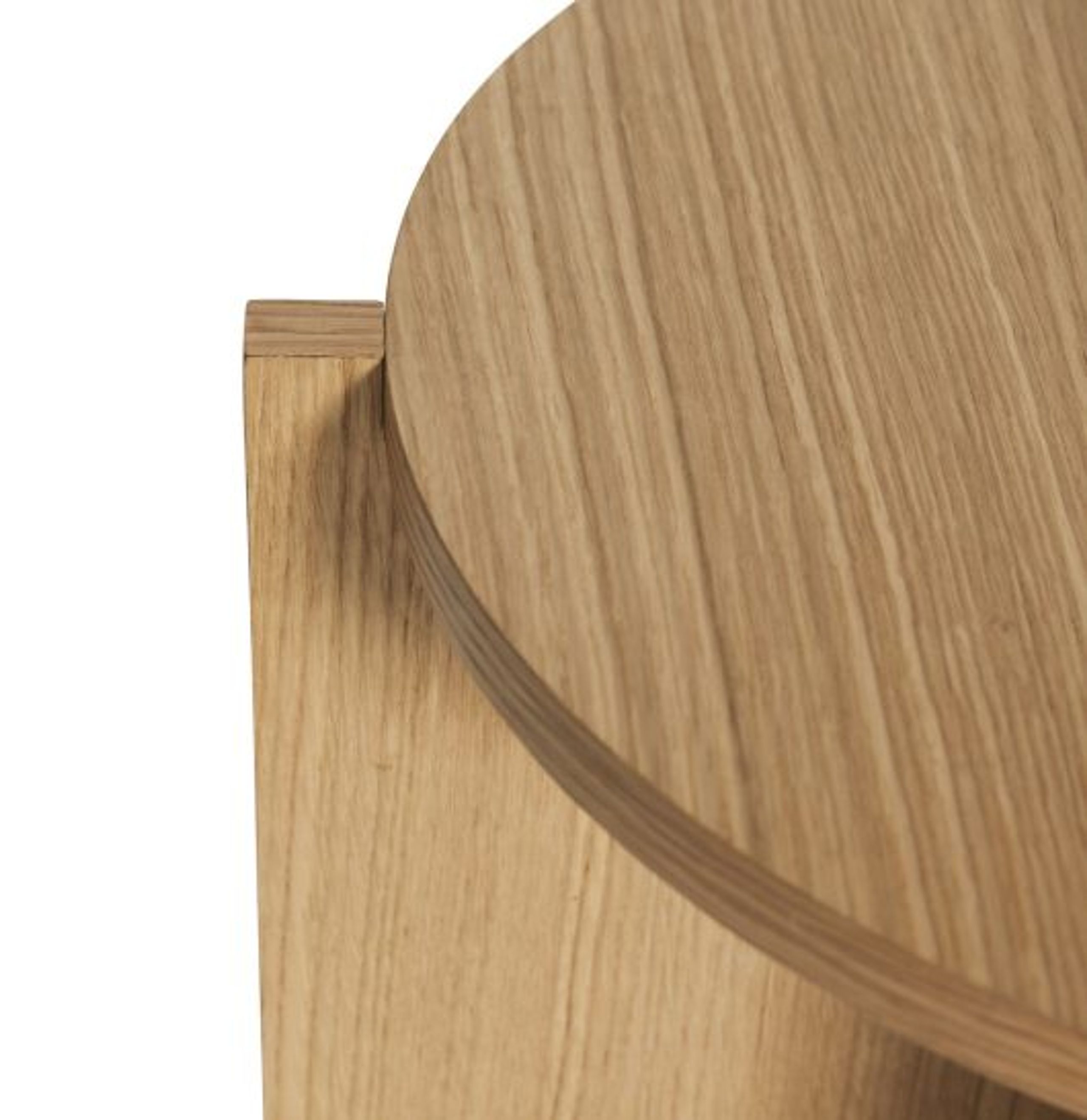 Hübsch - Soporte de la planta - Nomad Plant Stand Low - Natural