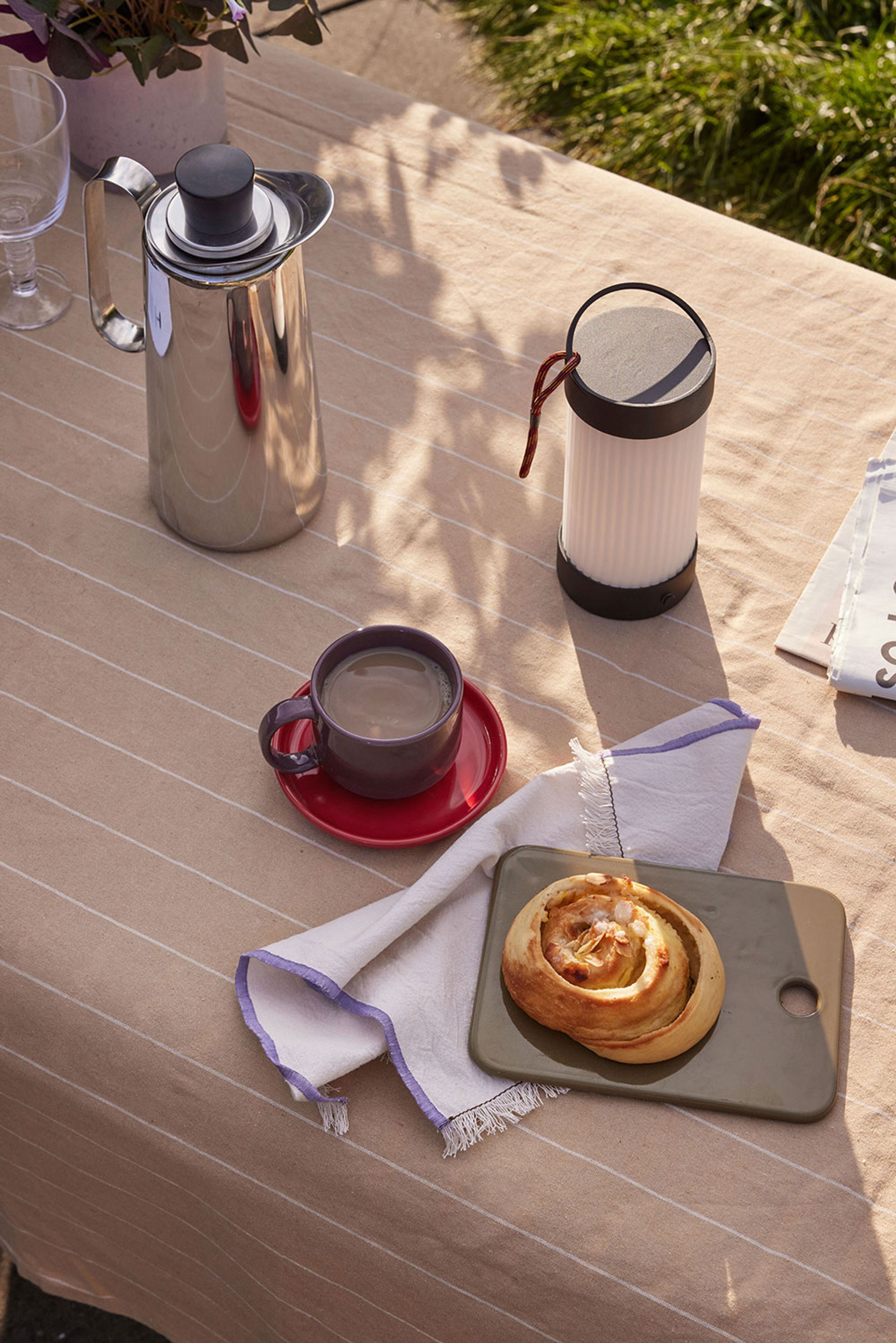 Hübsch - Office Chair - Amare Ceramic Boards (set of 2) - Olive green / Sand