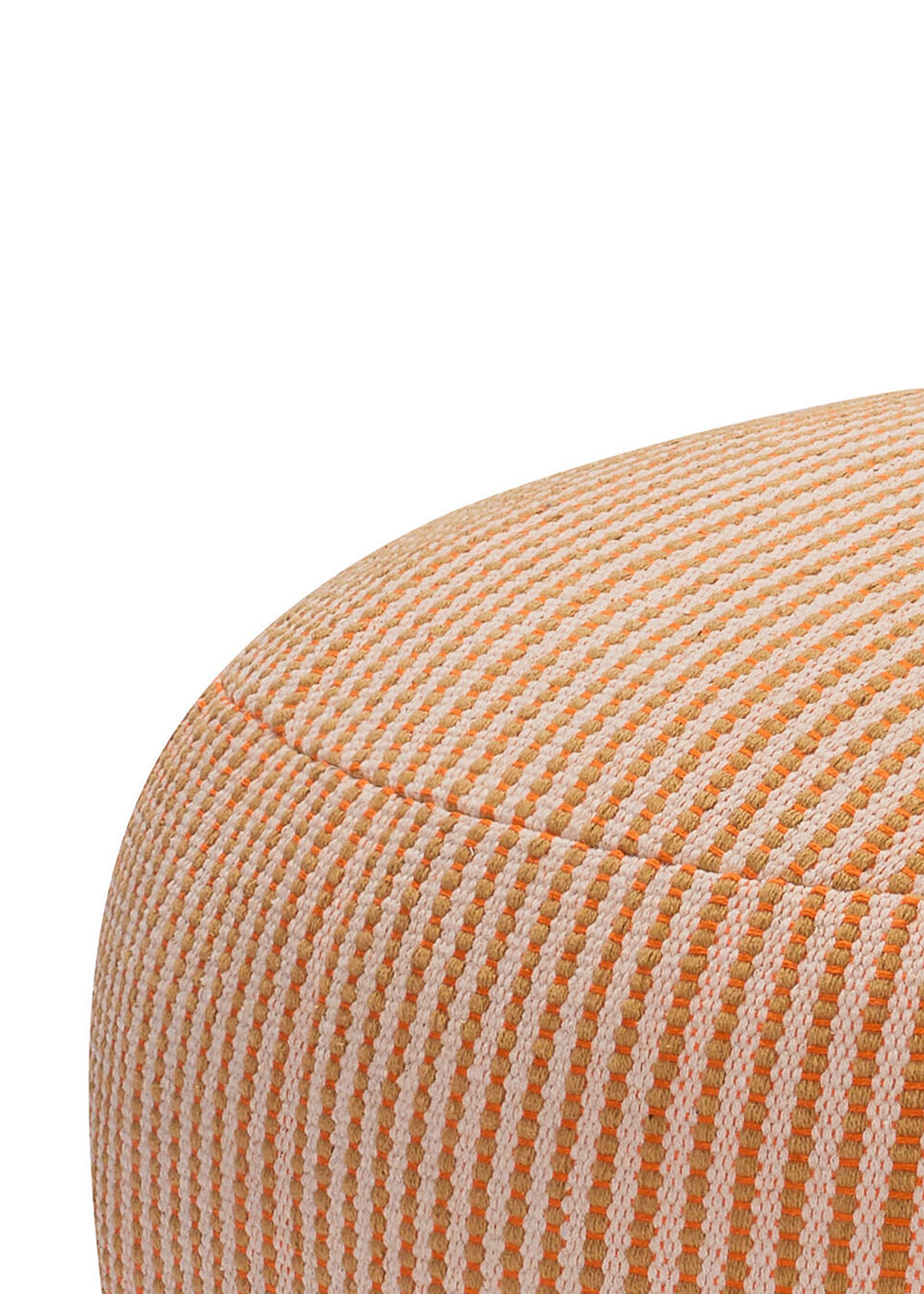 Hübsch - Pouf - Mochi Pouf - Béžová / oranžová / písková