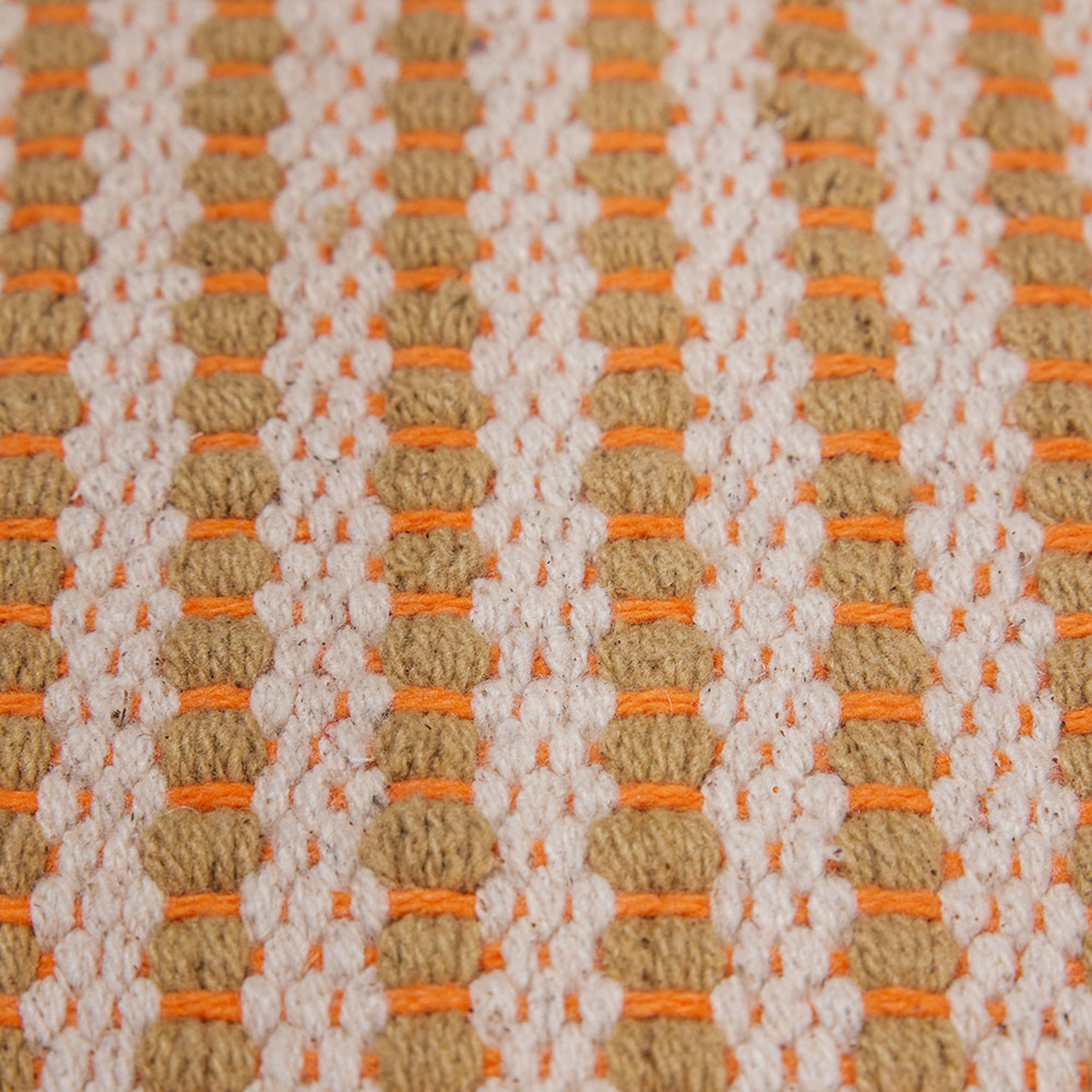 Hübsch - Pouf - Mochi Pouf - Béžová / oranžová / písková