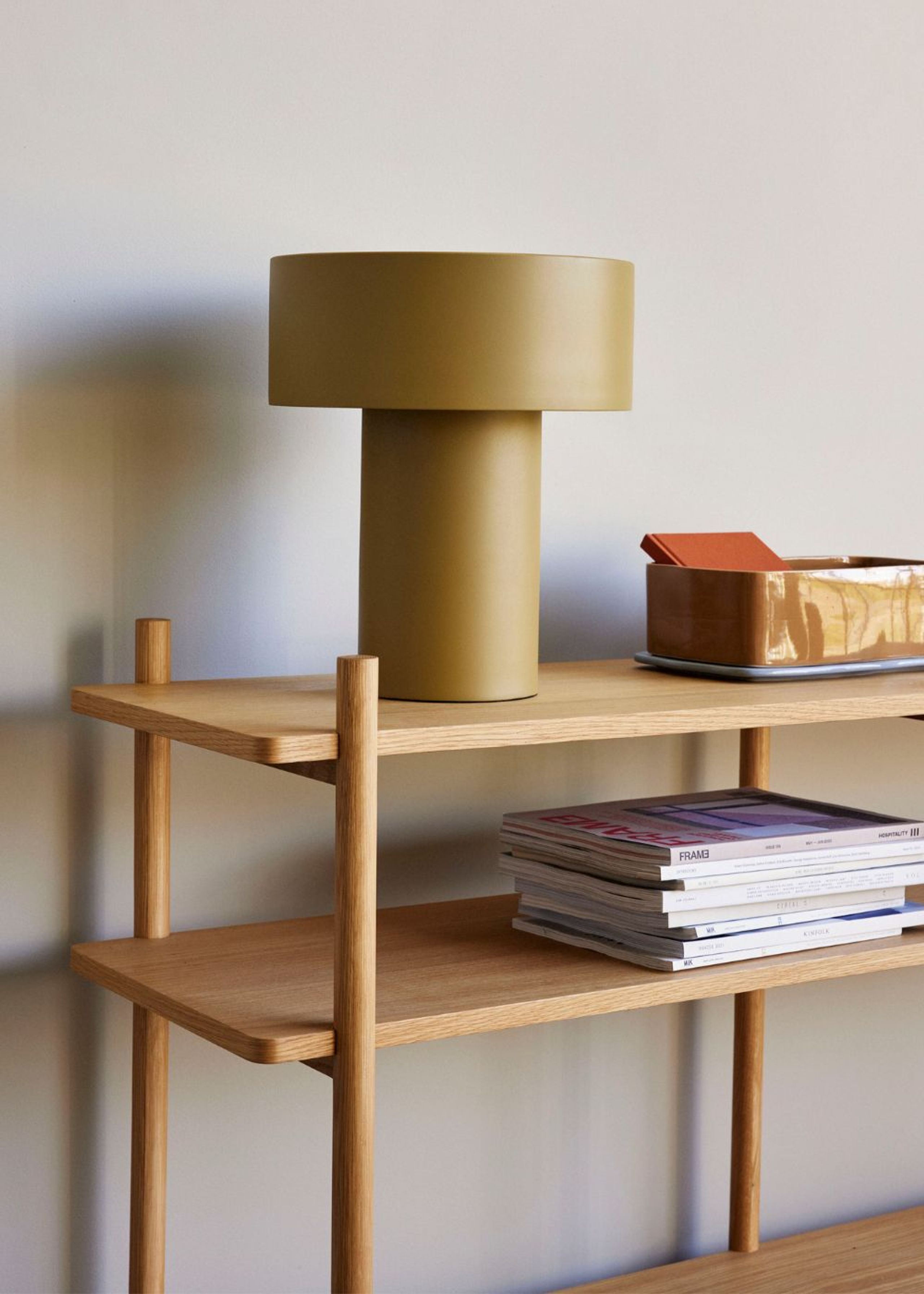 Hübsch - Regal - Library Shelf Dobbel Nature - Nature