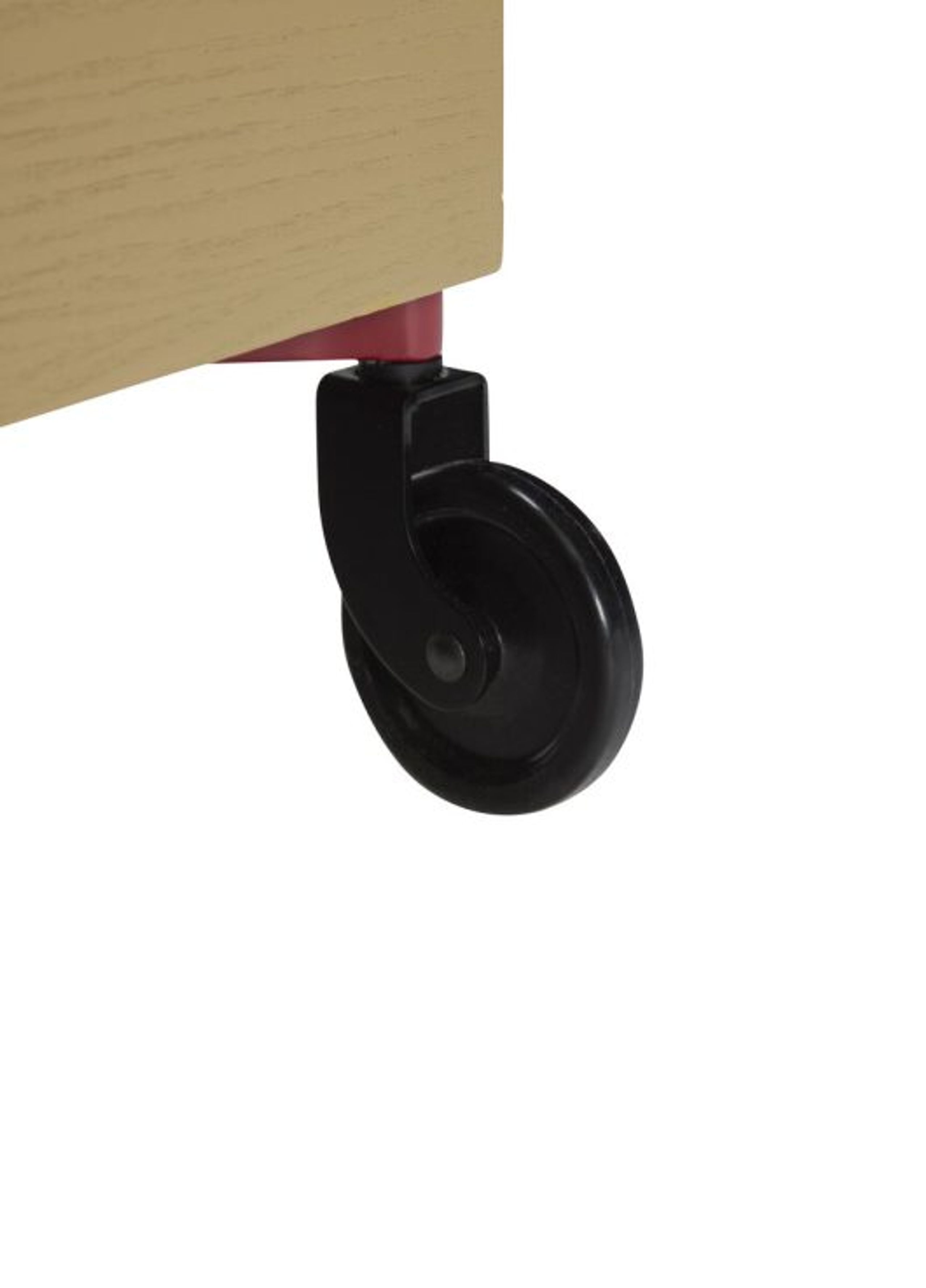 Hübsch - Sidebord - Fresh Trolley - Khaki/Burgundy