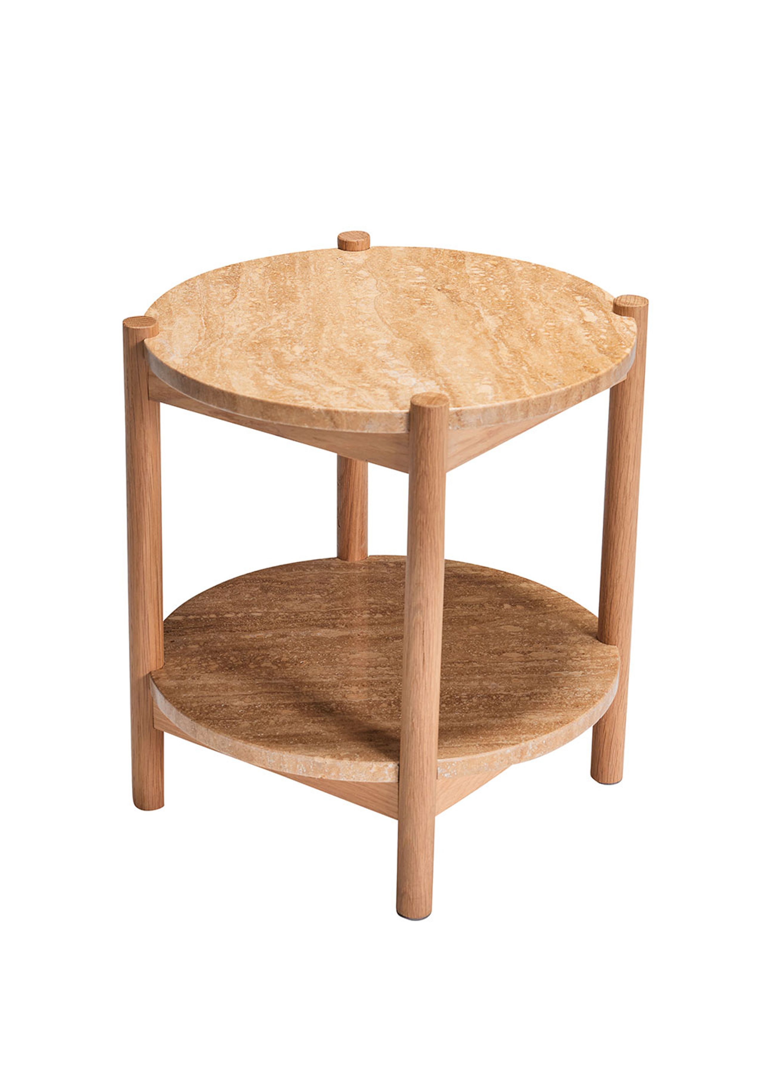 Hübsch - Side table - Trava Sidebord Natur - Beige / Natural