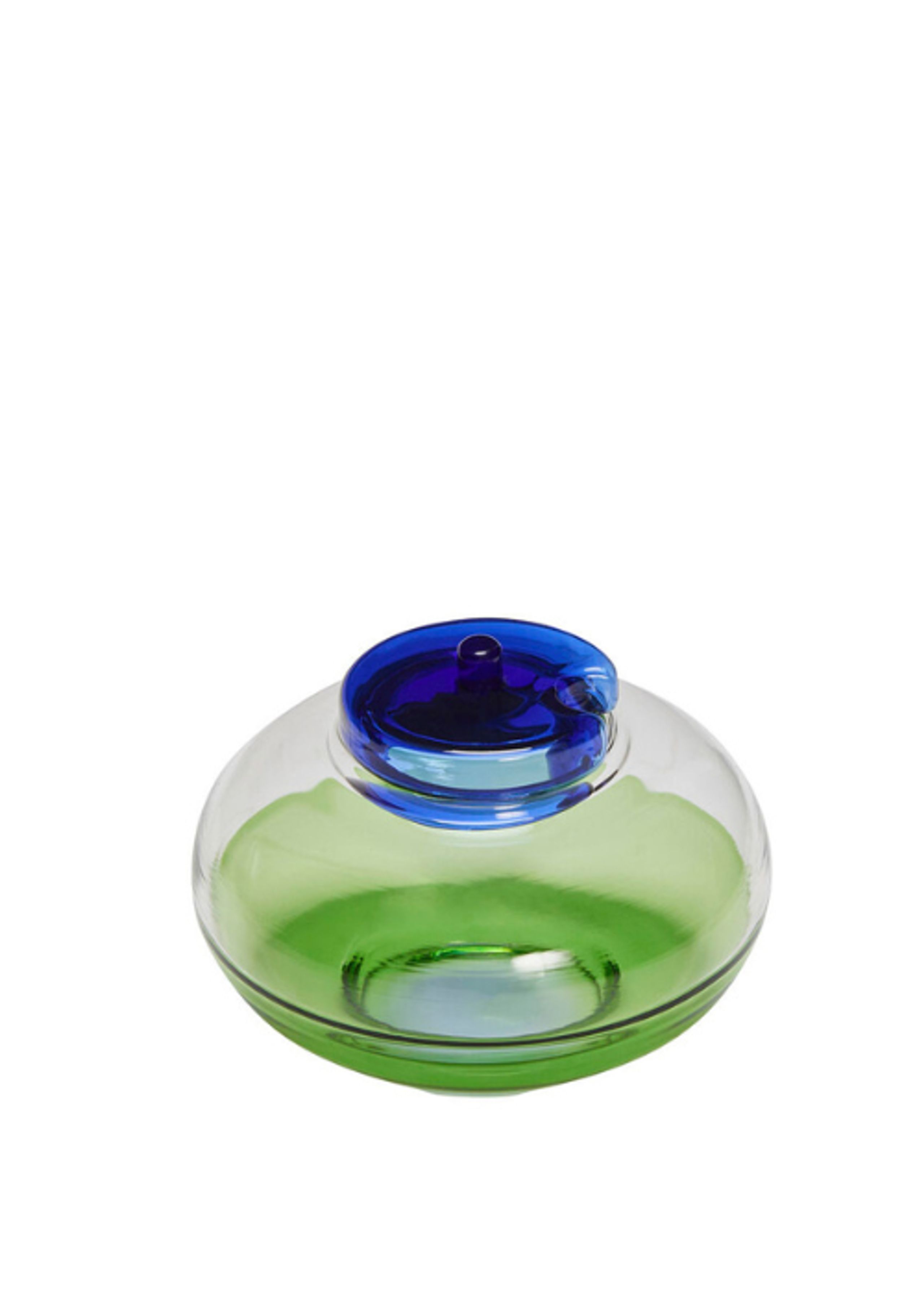 Hübsch - Kippis - NoRush Sukkerskål - Blue/Clear/Green