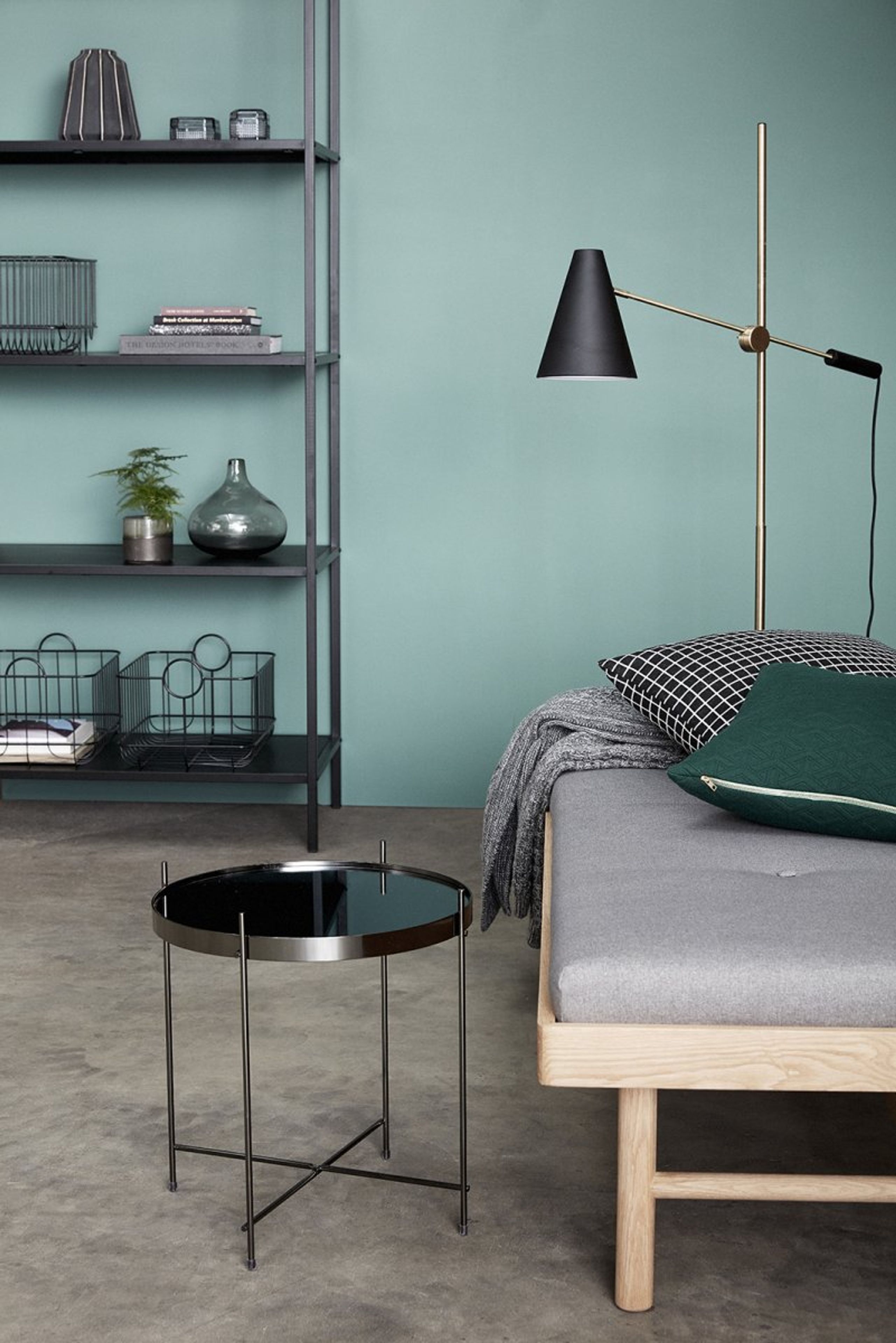 Hübsch - Schüssel - Opbevaringsdåse m/låg, glas - Blå