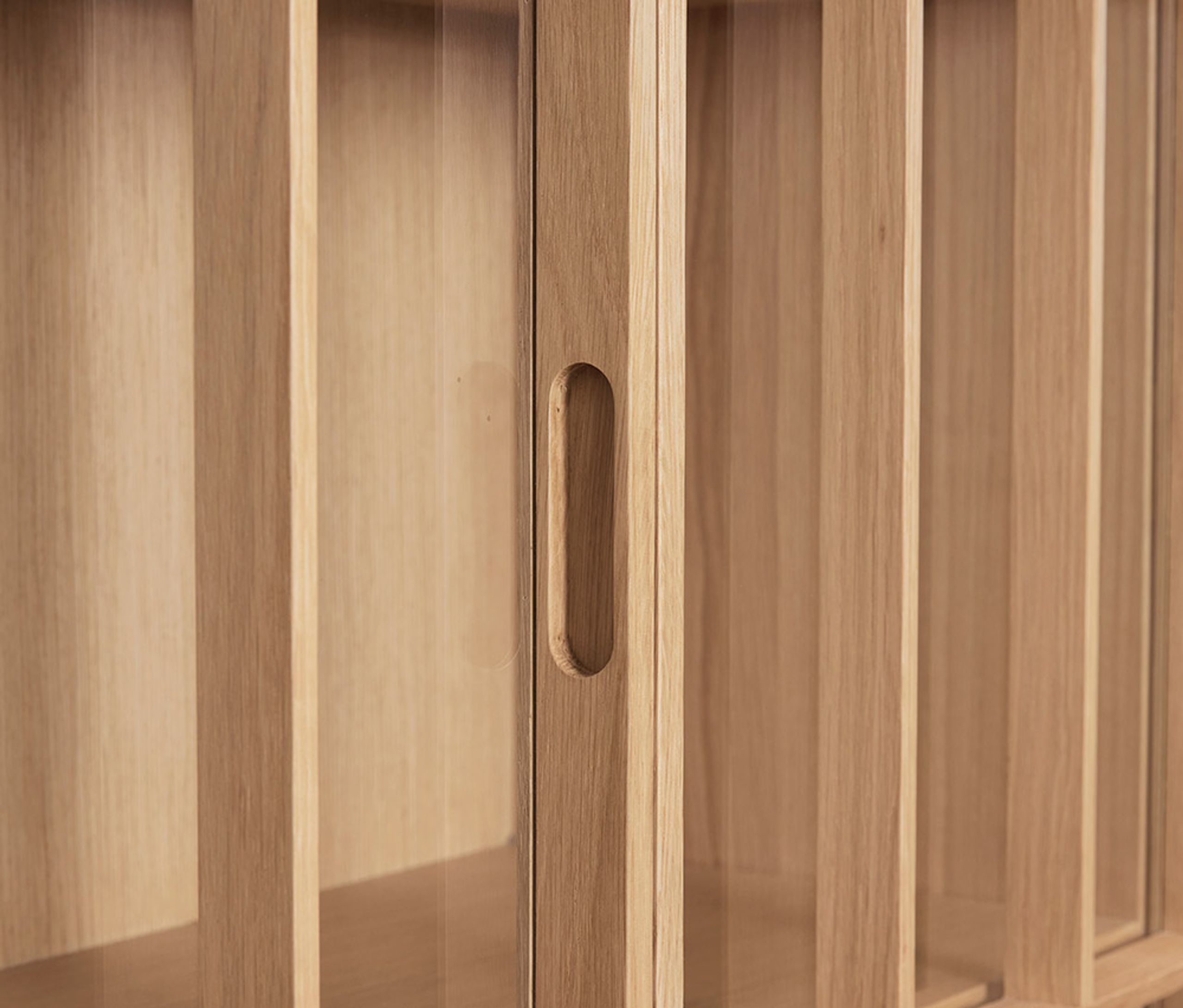 Hübsch - Skriňa - Shoji Cabinet - Natural Oak - Tall