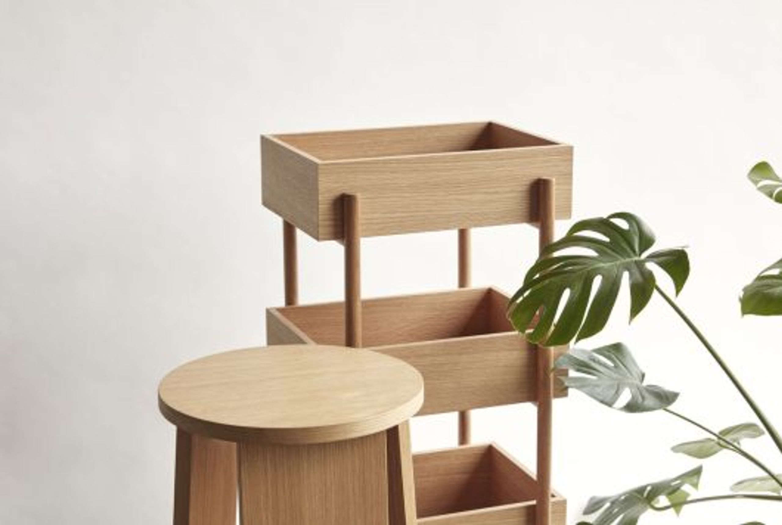 Hübsch - Stool - Split Triple Stool - Large