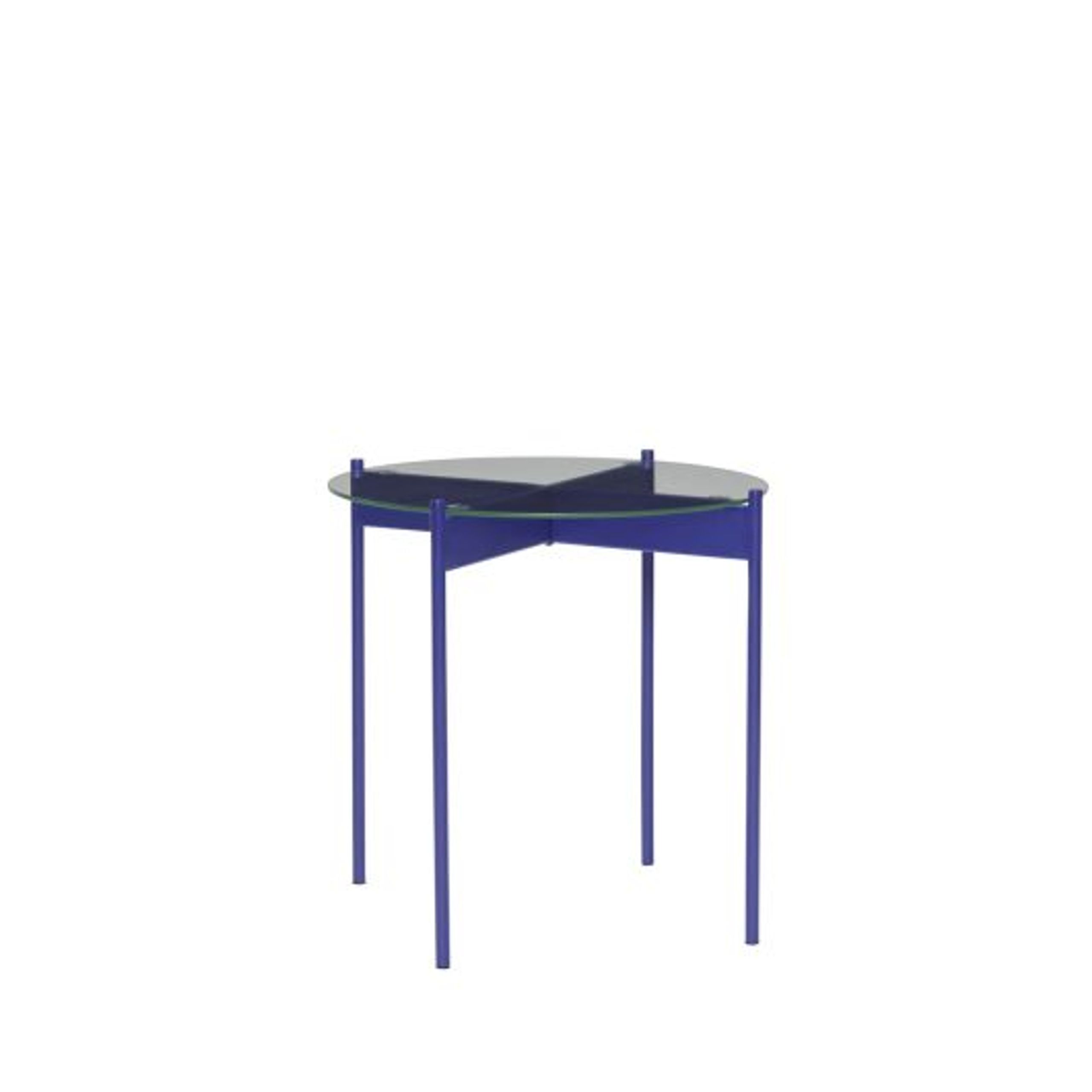 Hübsch - Tavolino da caffè - Beam Side Table - Blue