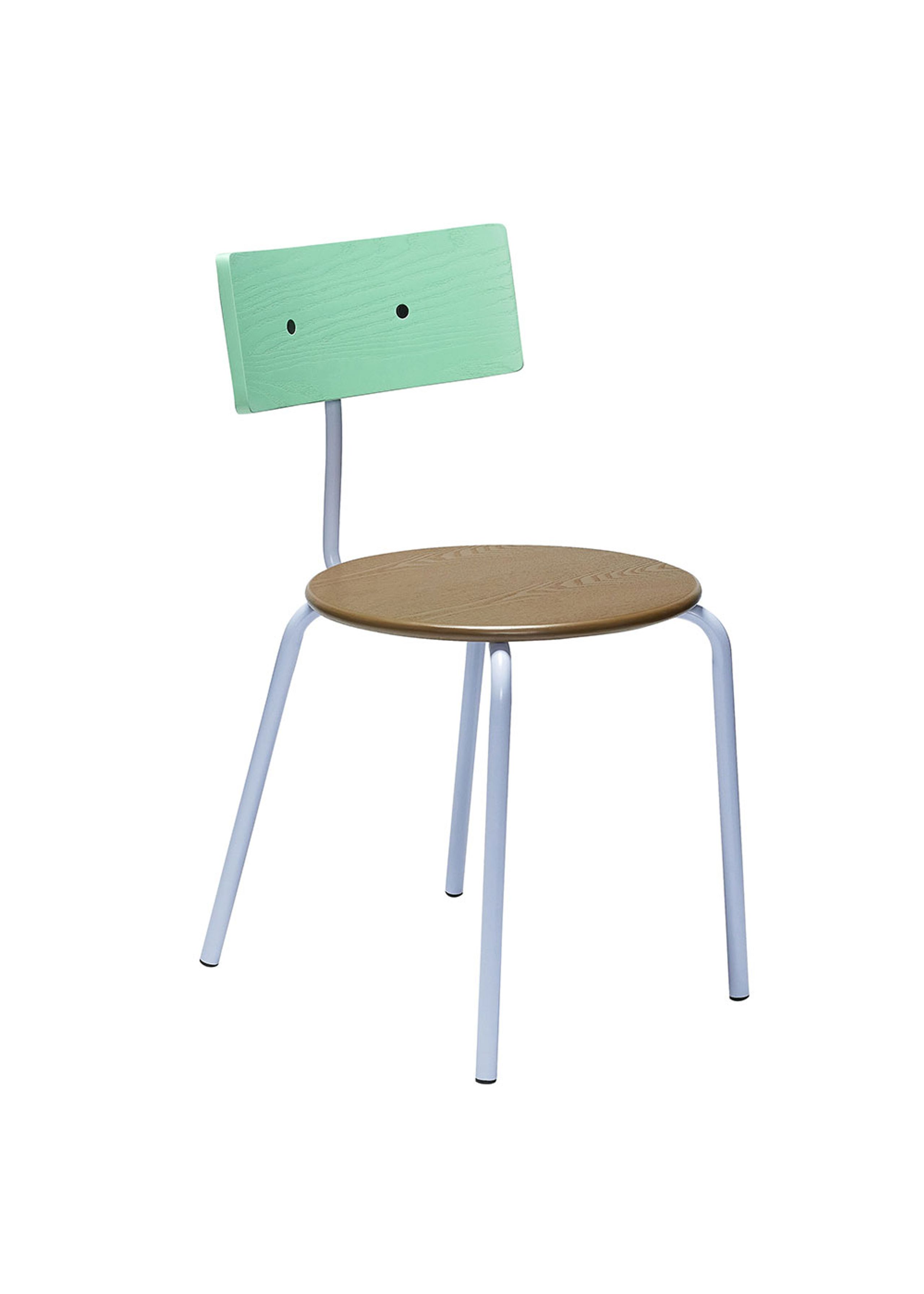 Hübsch - Jídelní židle - Koi Dining Chair - Brown / Green / Purple