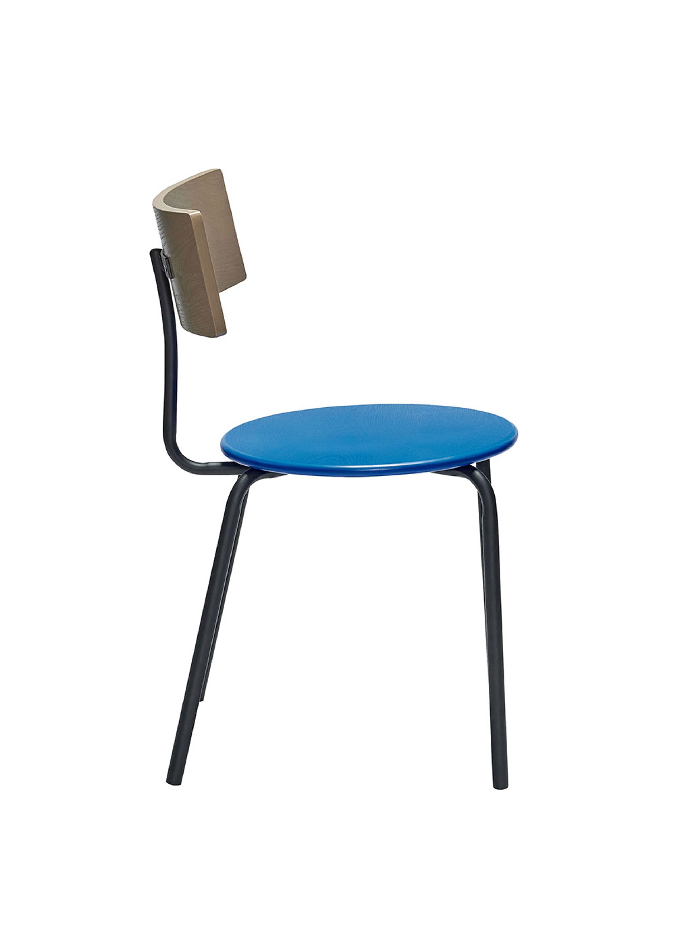 Hübsch - Jídelní židle - Koi Dining Chair - Black / Blue / Brown