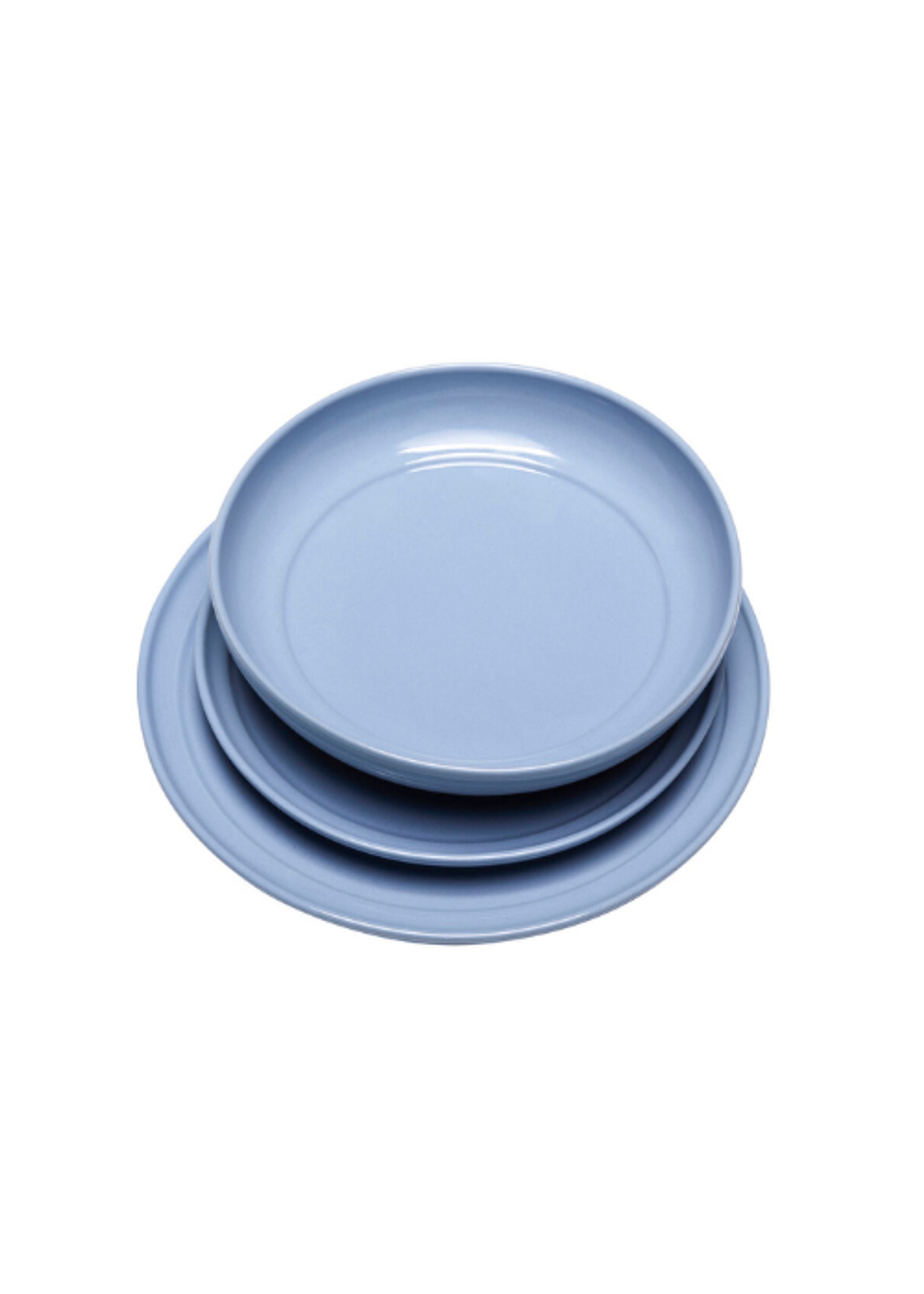 Hübsch - Plate - Amare Frokosttallerken - Light Blue