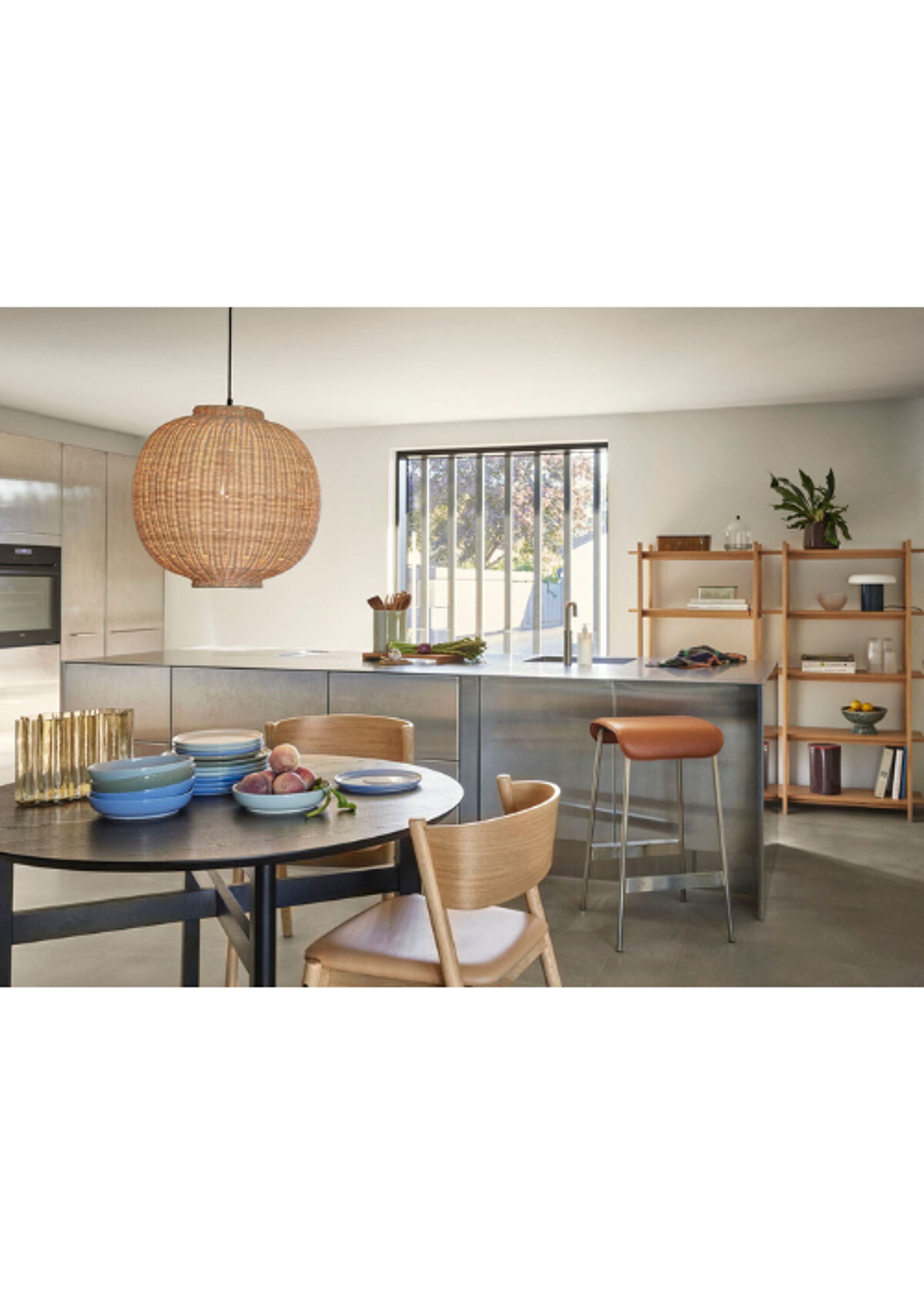 Hübsch - Plate - Amare Dyb Tallerken - Sand