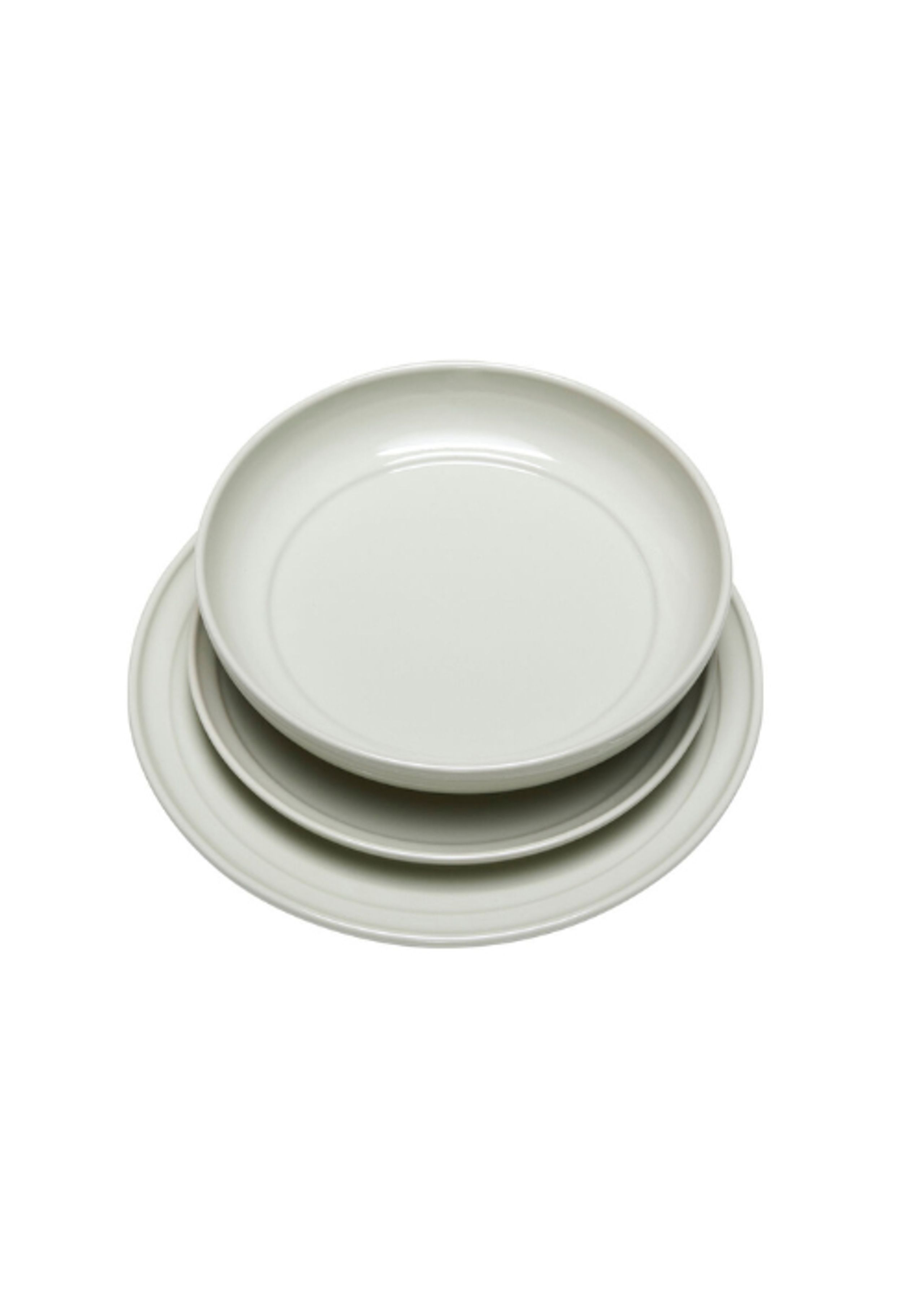 Hübsch - Bord - Amare Frokosttallerken - Sand