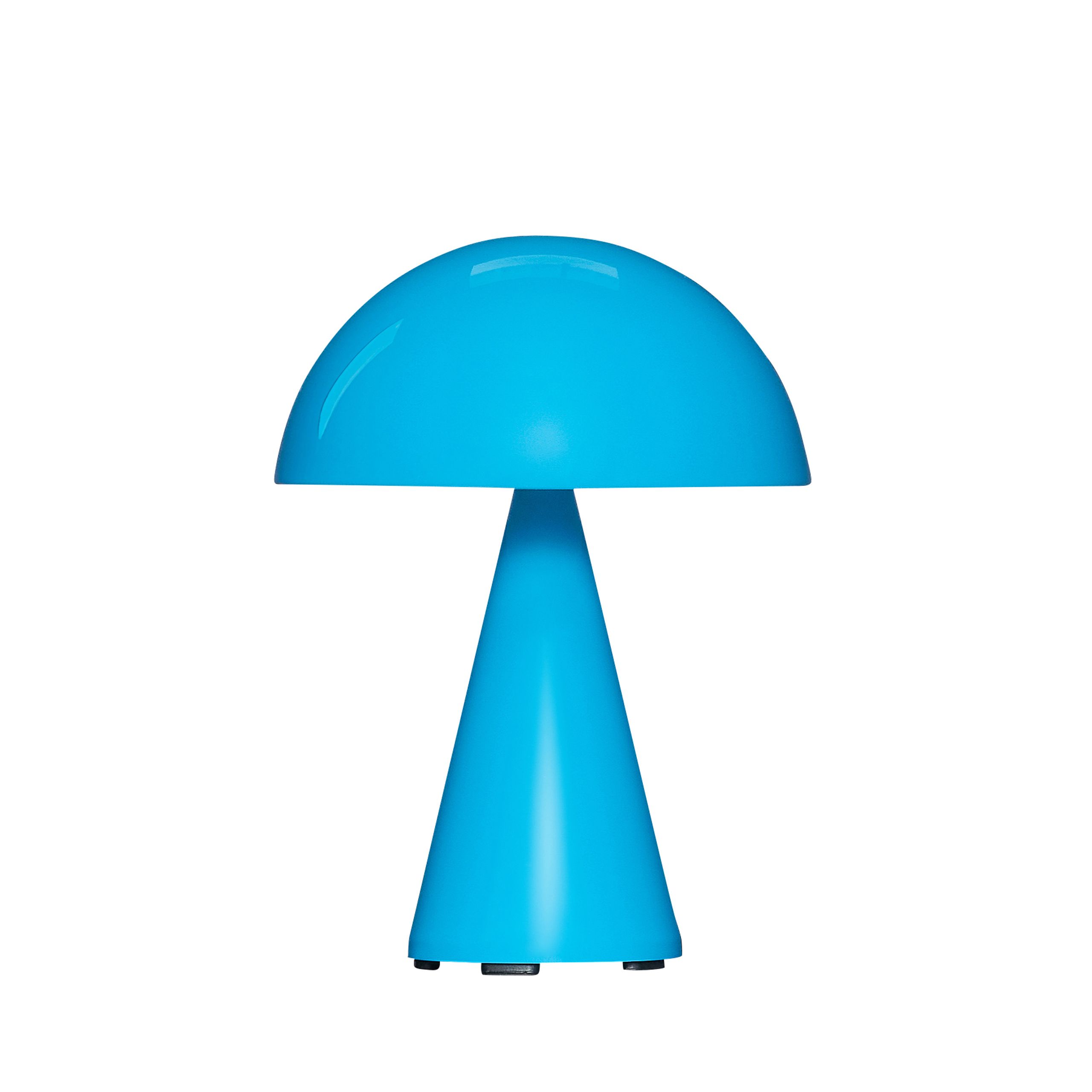 Hübsch - Portable lamp - Mush Portable Lamp - Blue