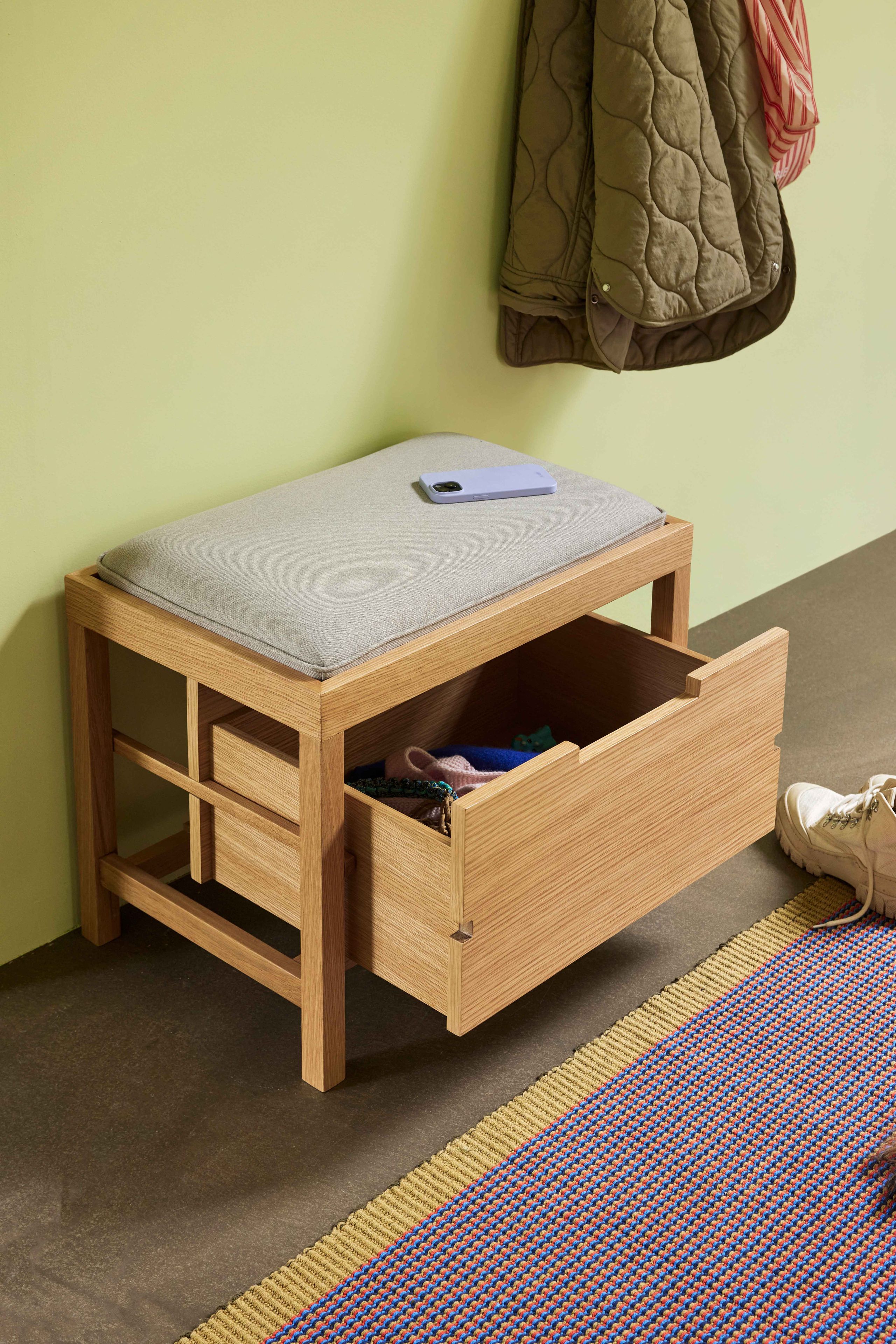 Hübsch - Bank - Bifi Bench - Natural,Sand