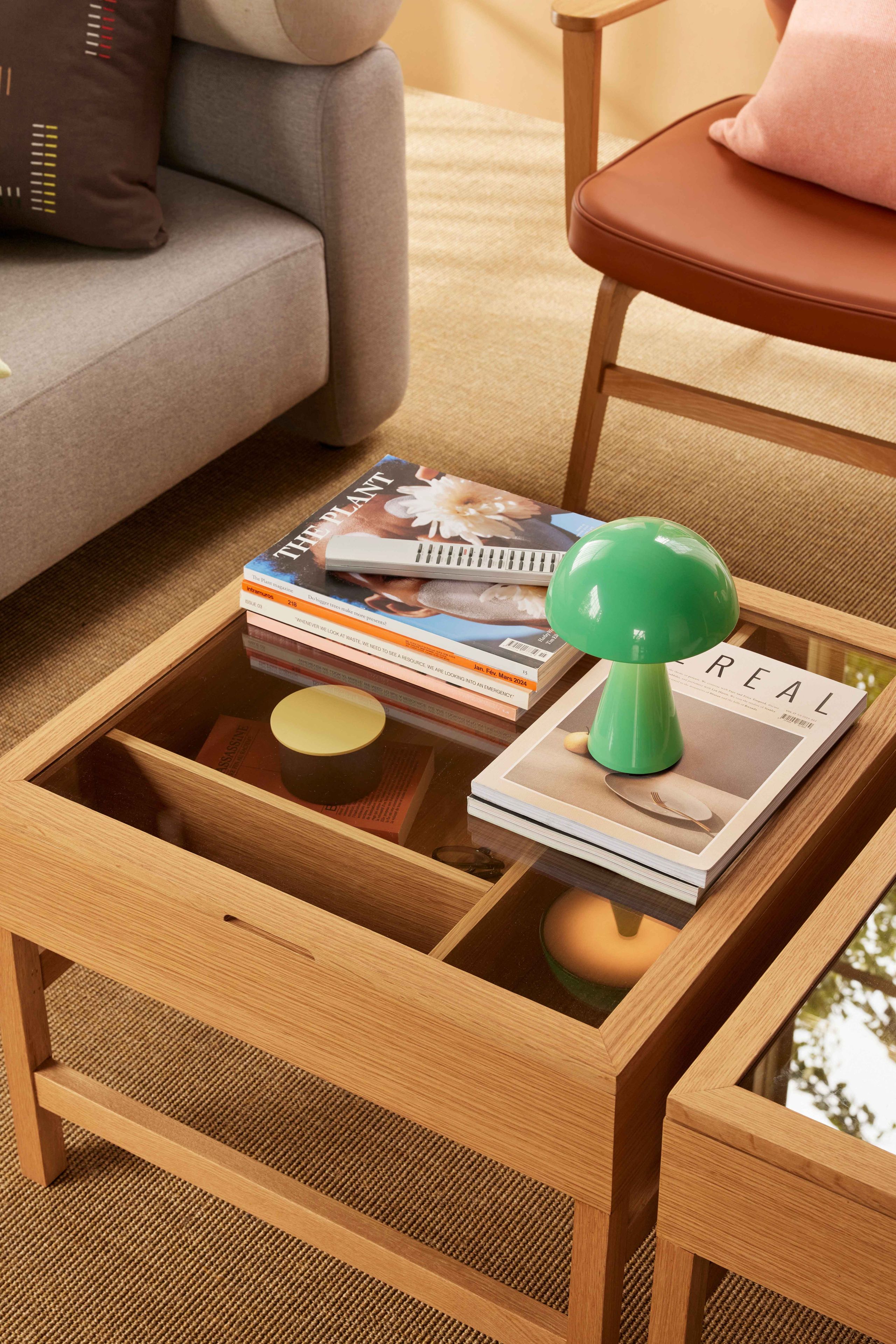 Hübsch - Coffee Table - Glitz Coffee Table - Natural