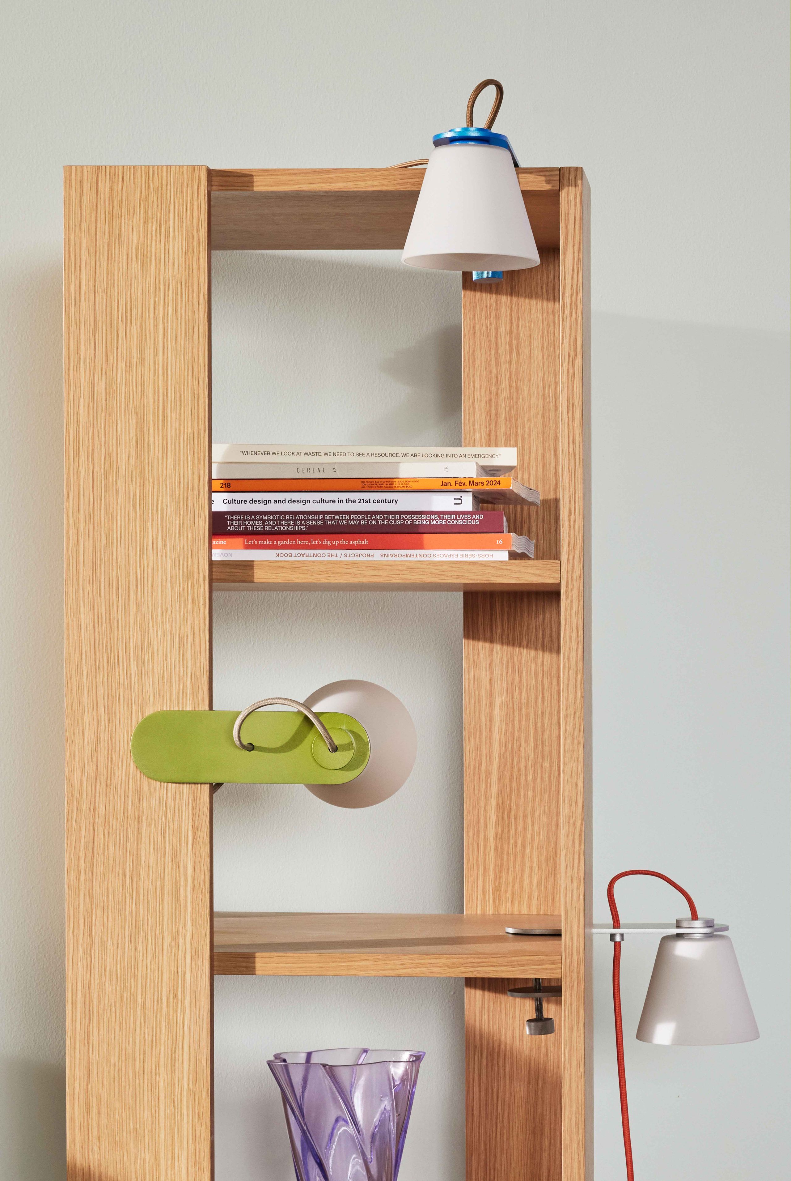 Hübsch - Vägglampa - Lure Wall Light - Blue