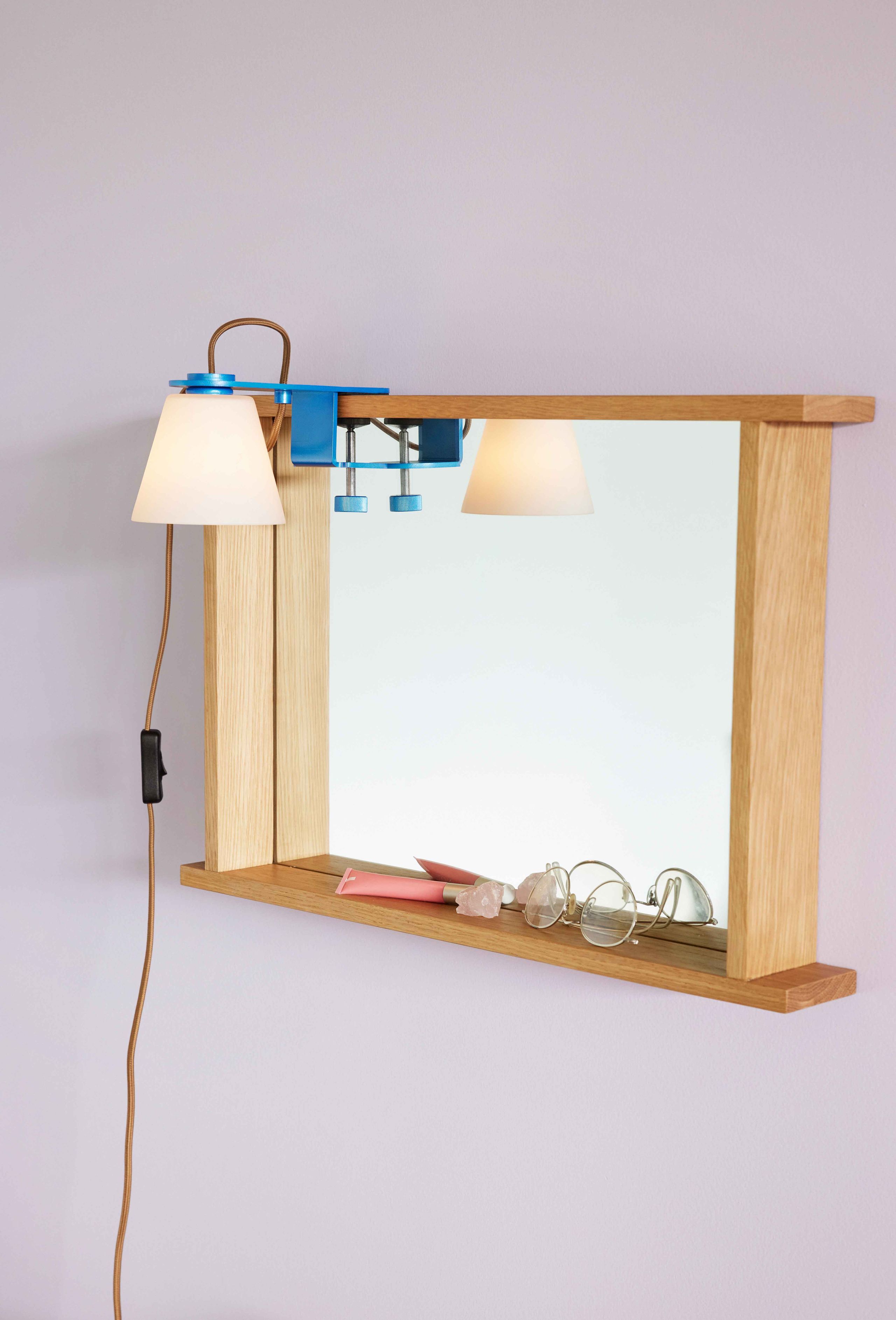 Hübsch - Vägglampa - Lure Wall Light - Blue