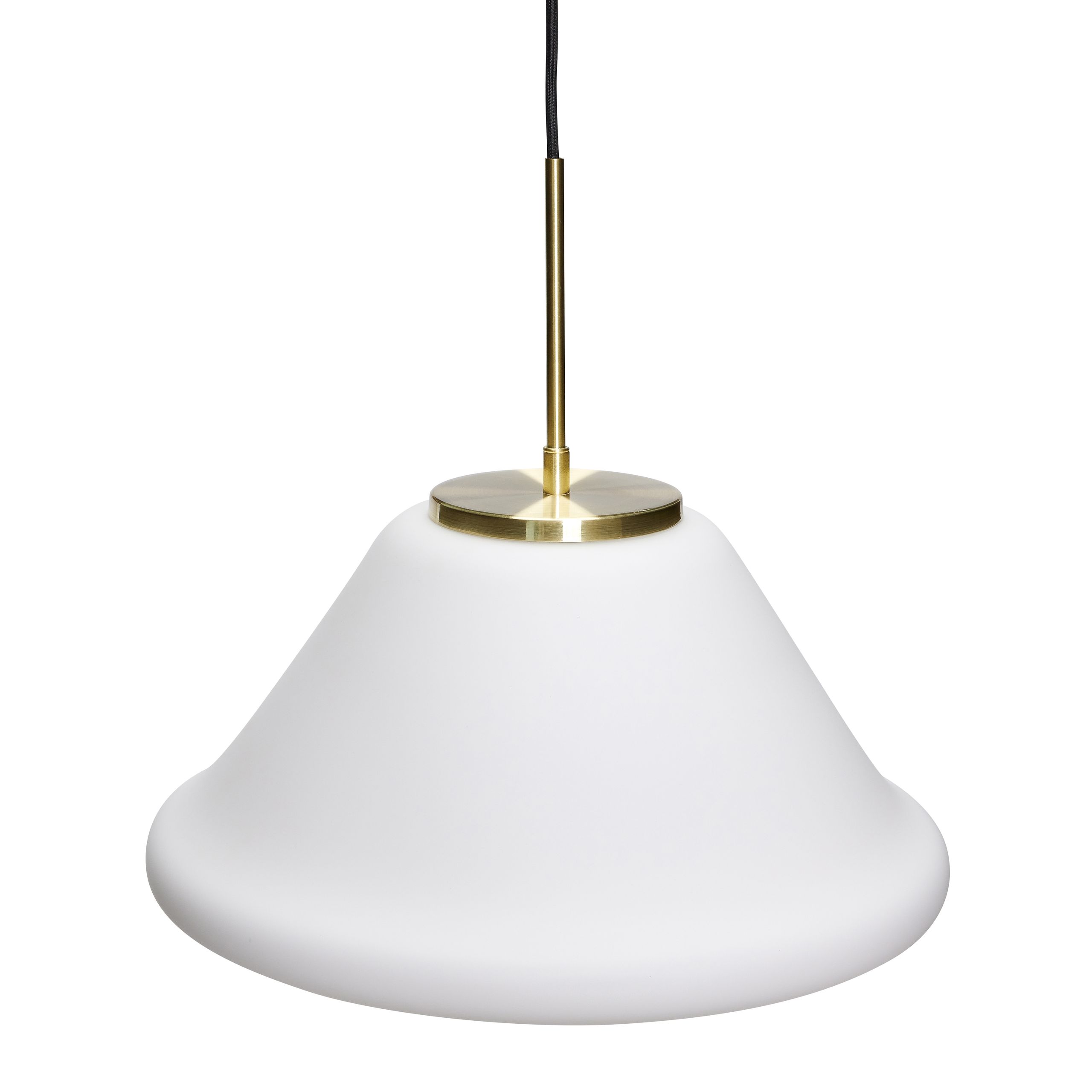 Hübsch - Pendant Lamp - Muse Pendant Triangular - White