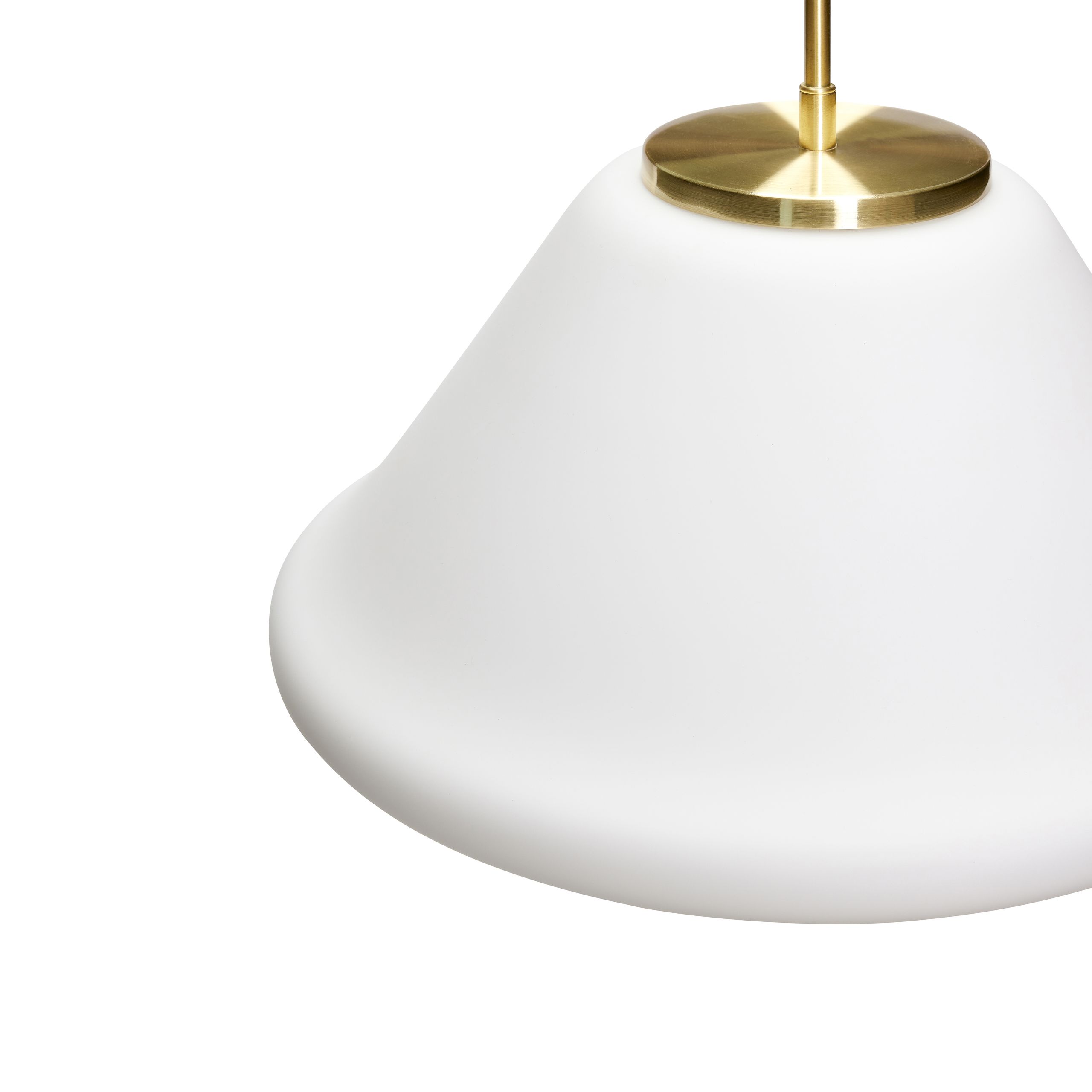 Hübsch - Pendant Lamp - Muse Pendant Triangular - White