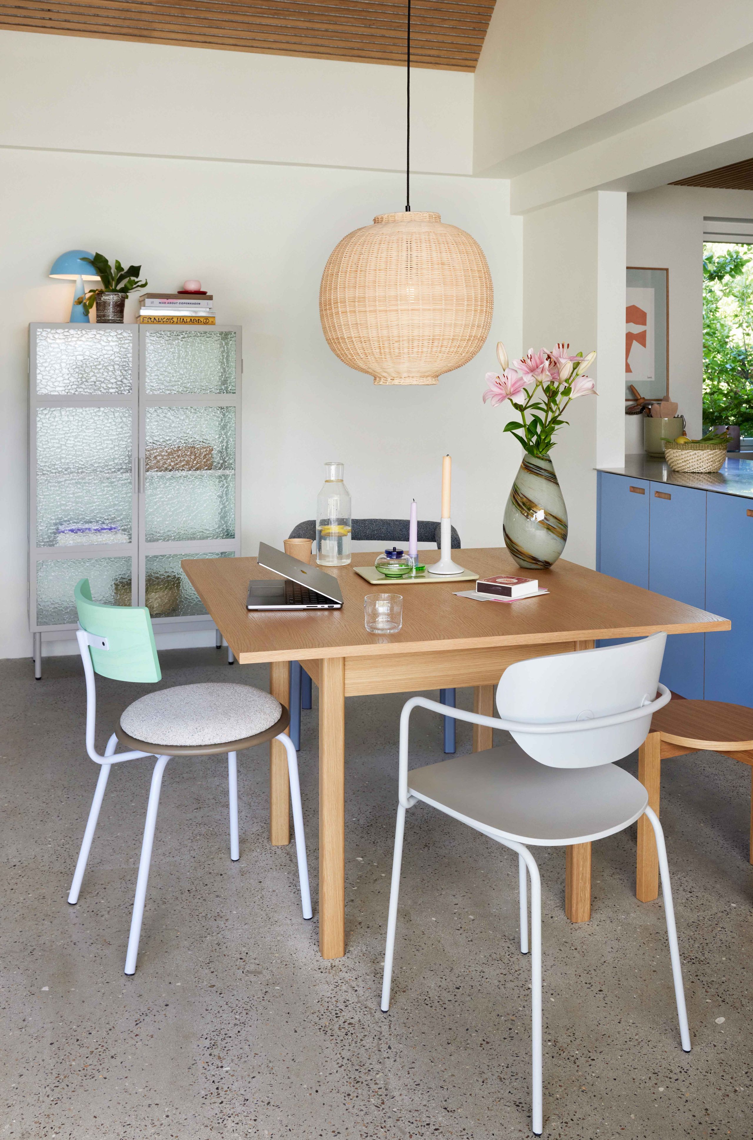 Hübsch - Kancelářská židle - Muted Seat Cushion - Sand