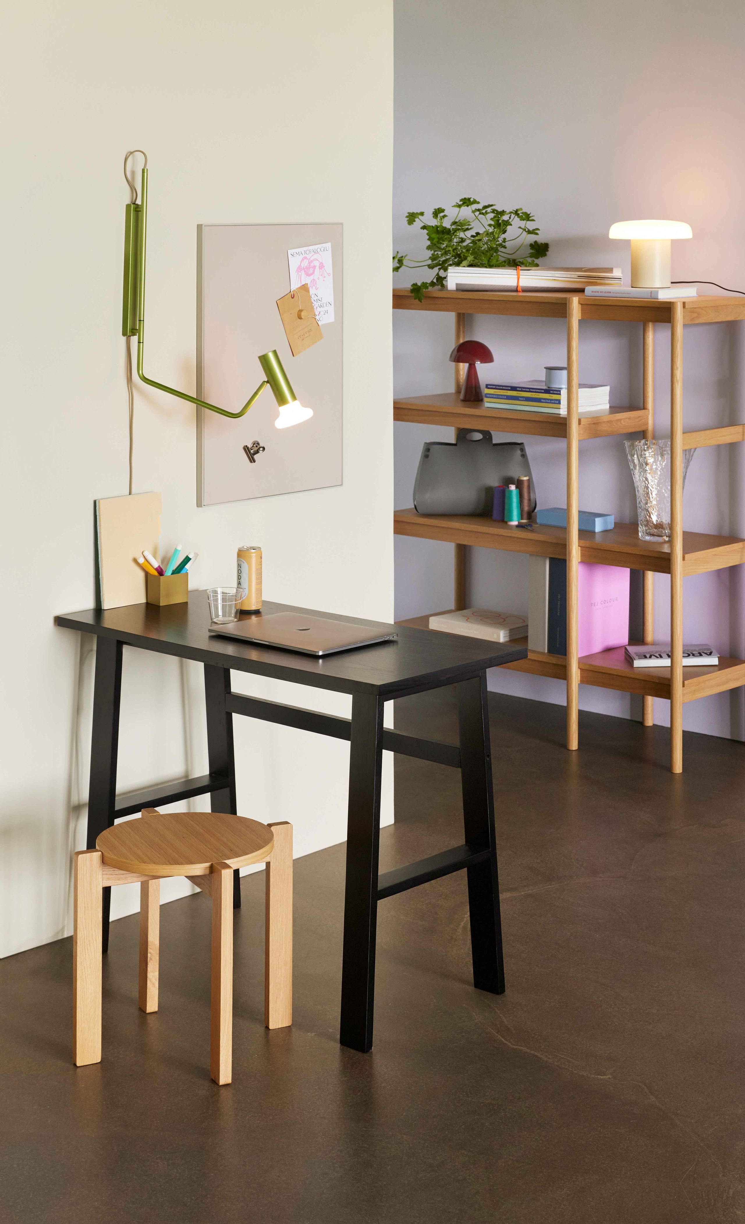 Hübsch - Desk - Poke Desk - Black