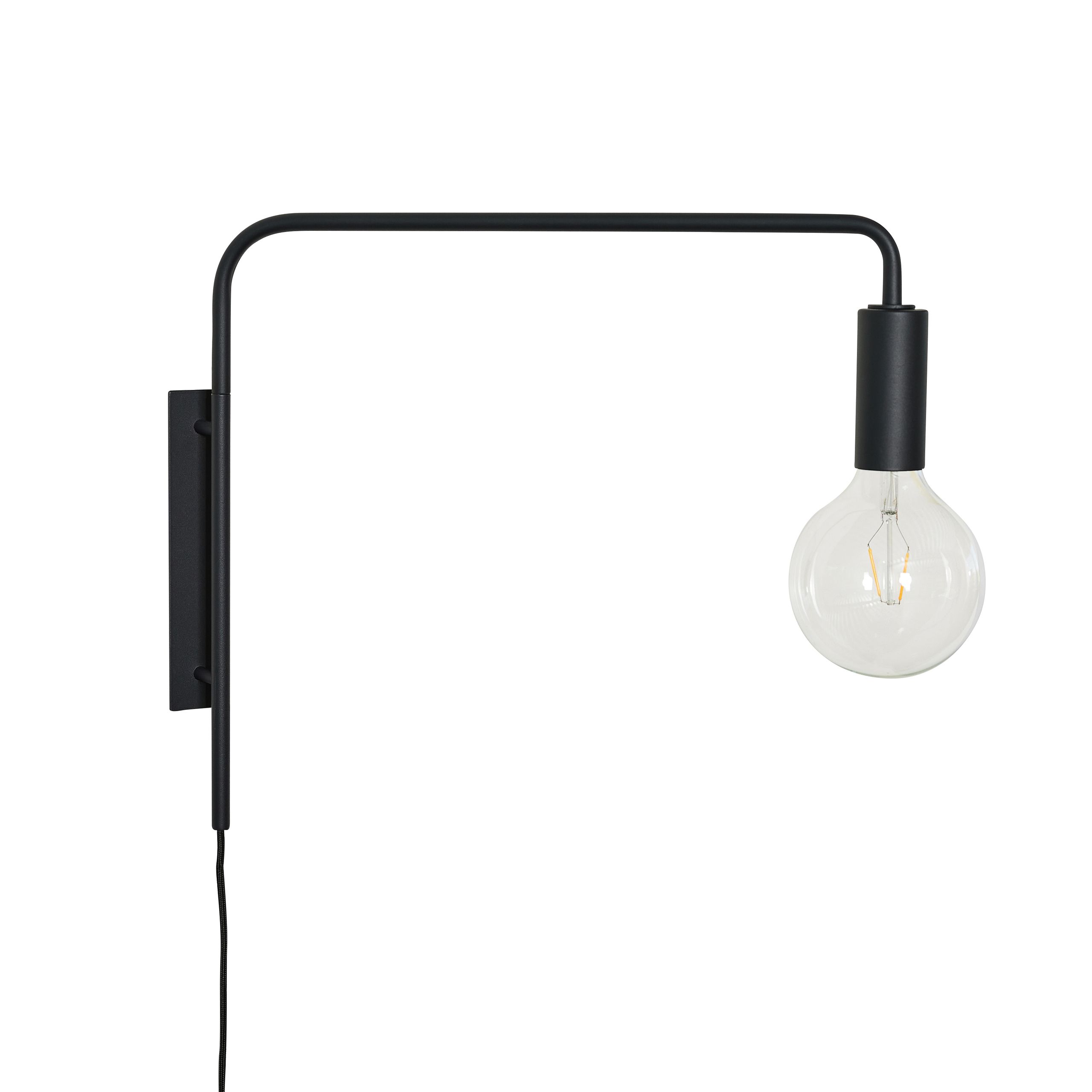 Hübsch - Wandlampe - Serendipity Wall Light - Black