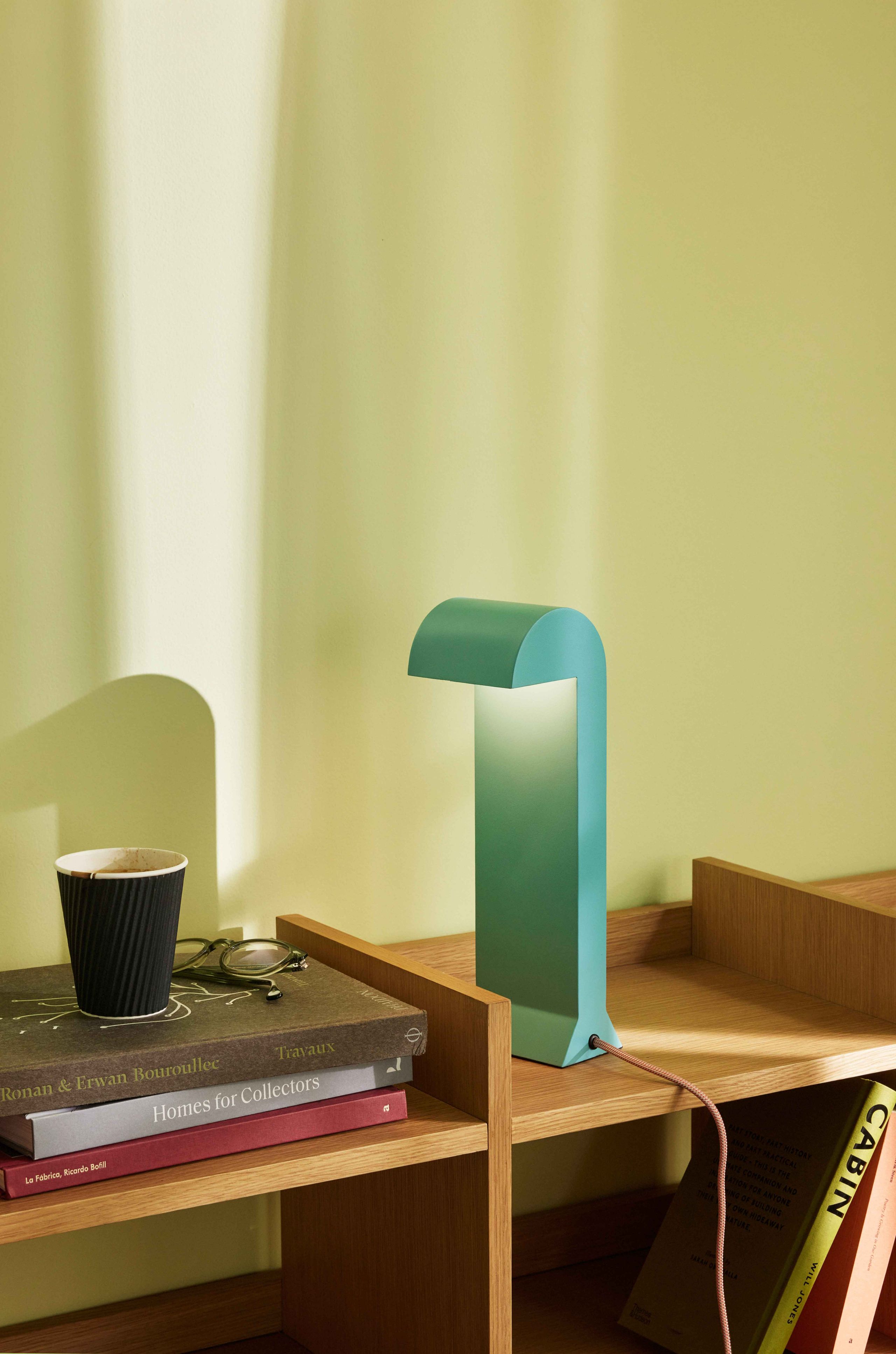 Hübsch - Lampe de table - Soothe Table Lamp - Blue