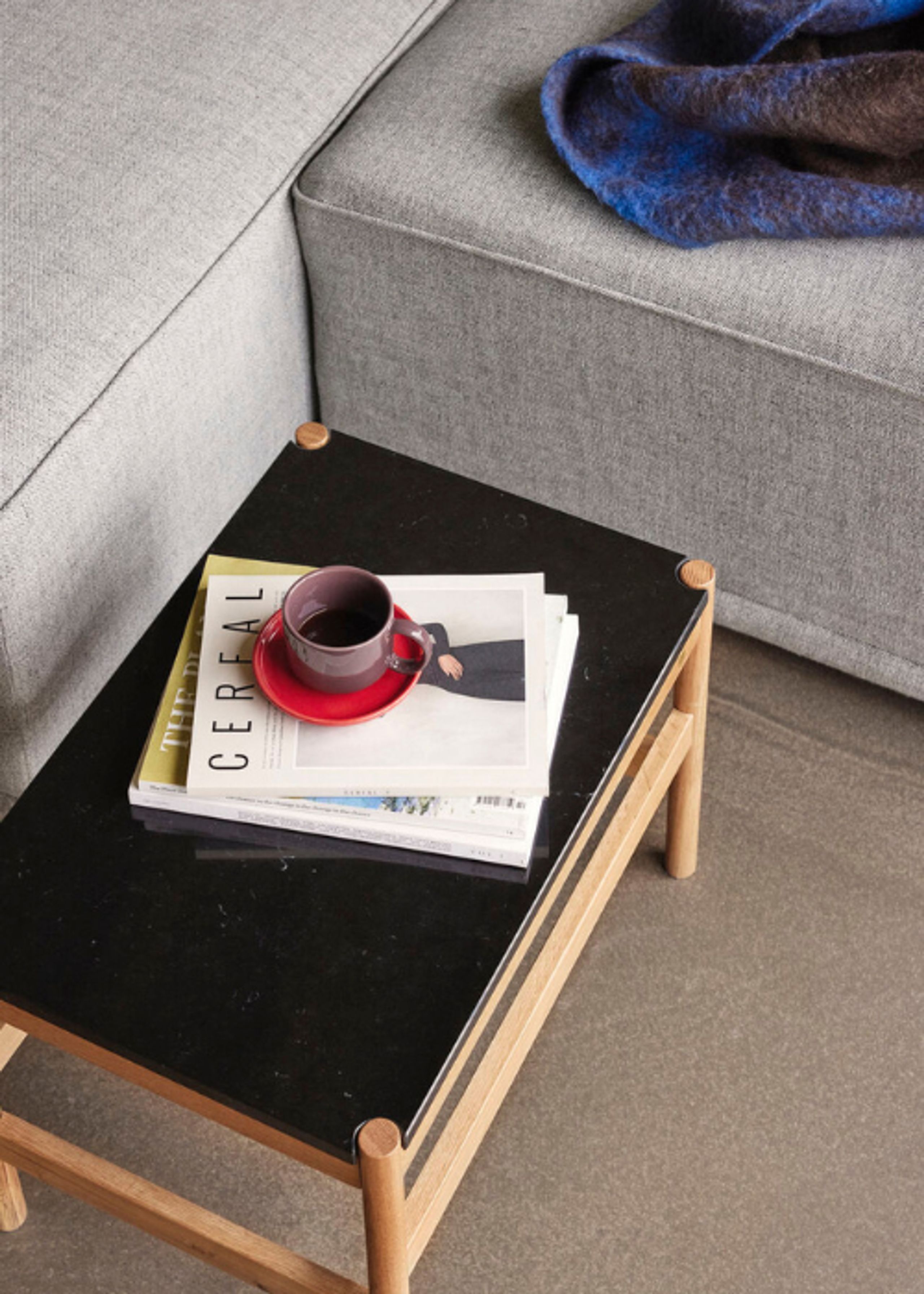 Hübsch - Saucer - Amare Kop/Underkop - Burgundy/Red