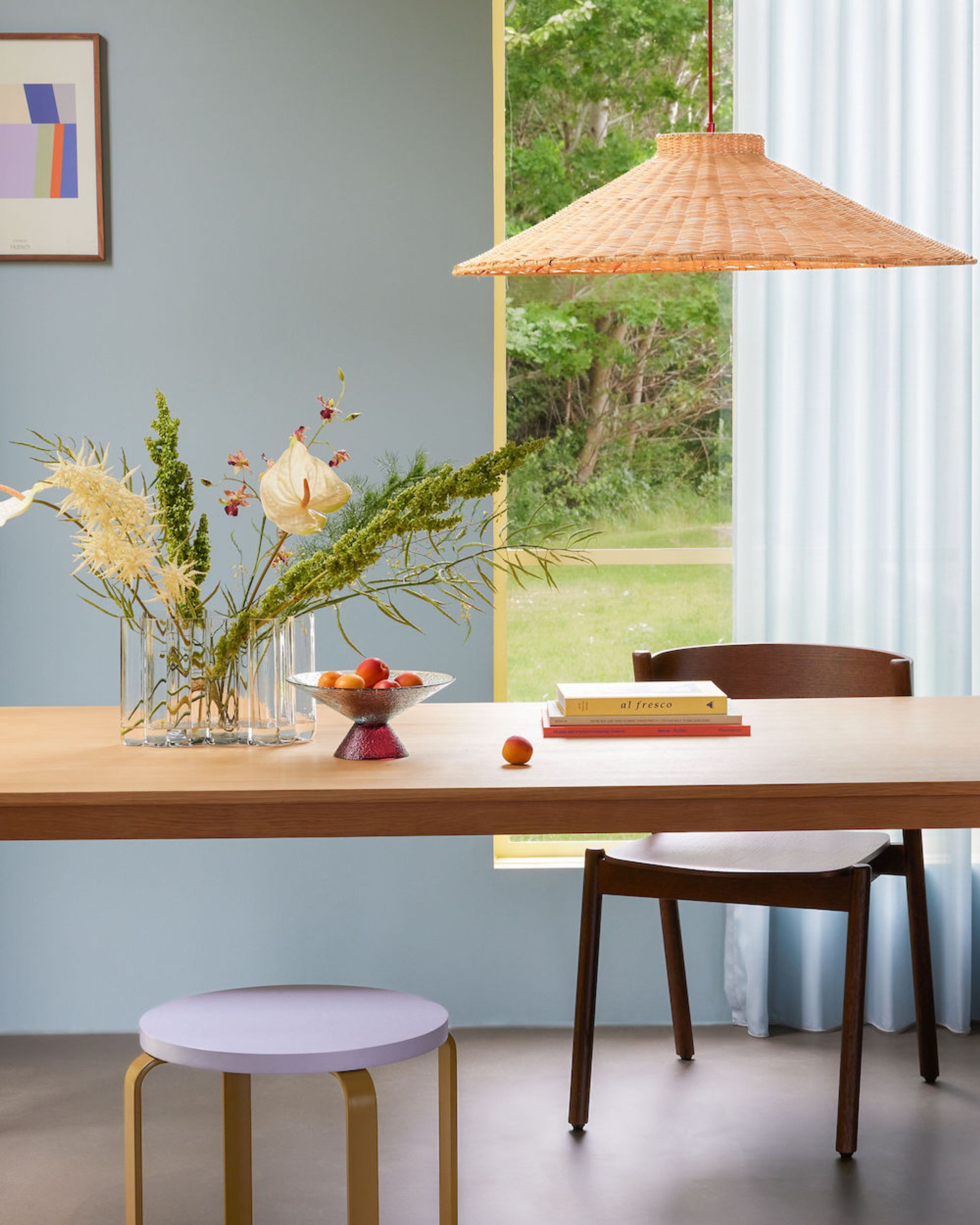 Hübsch - Vaso - Umber Vase - Blå