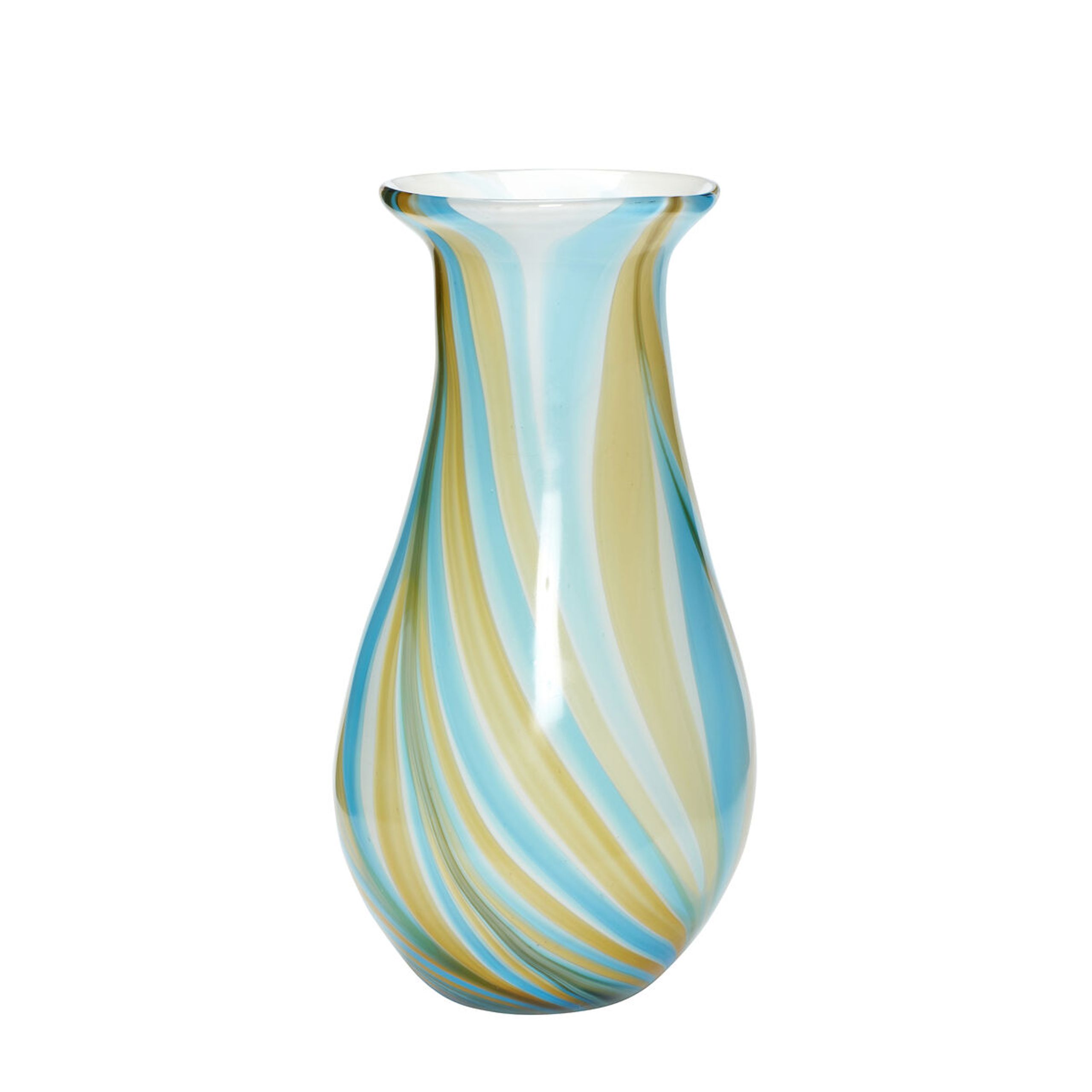 Hübsch - Vase - Multicolour Vase - Blue