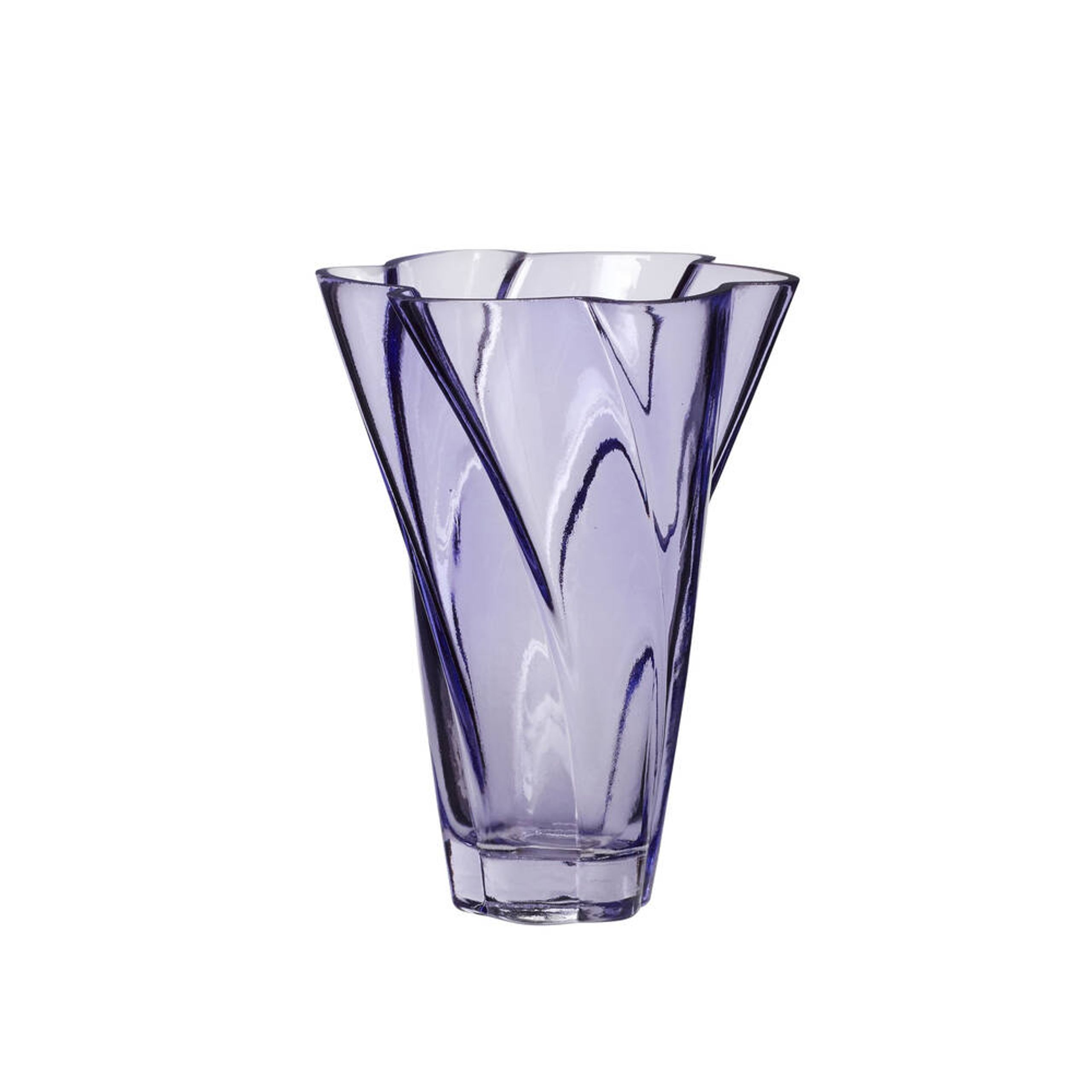 Hübsch - Vase - Purple Rain Vase - Pastel Purple