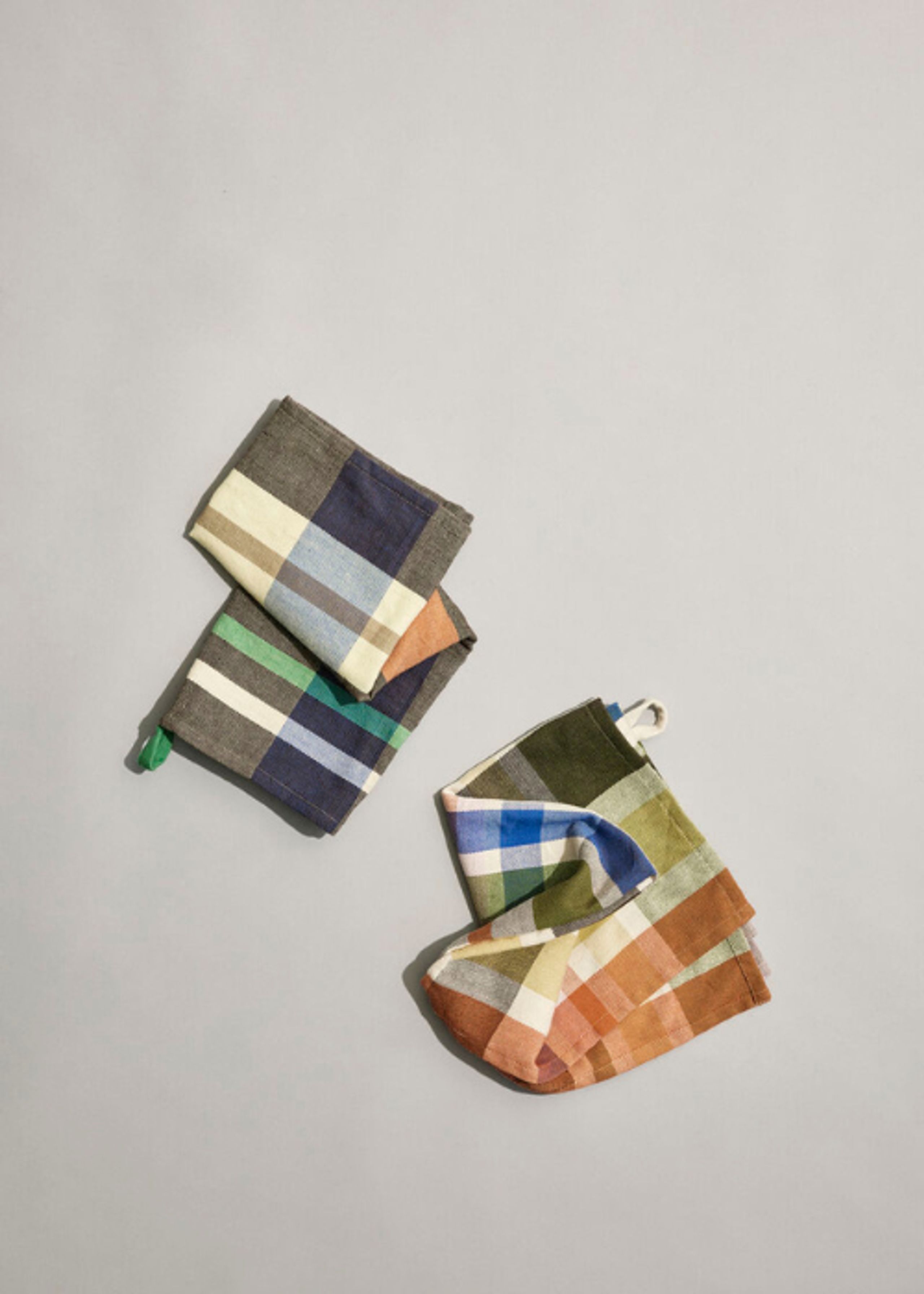 Hübsch - Torchon - Playful Viskestykker - Multicoll