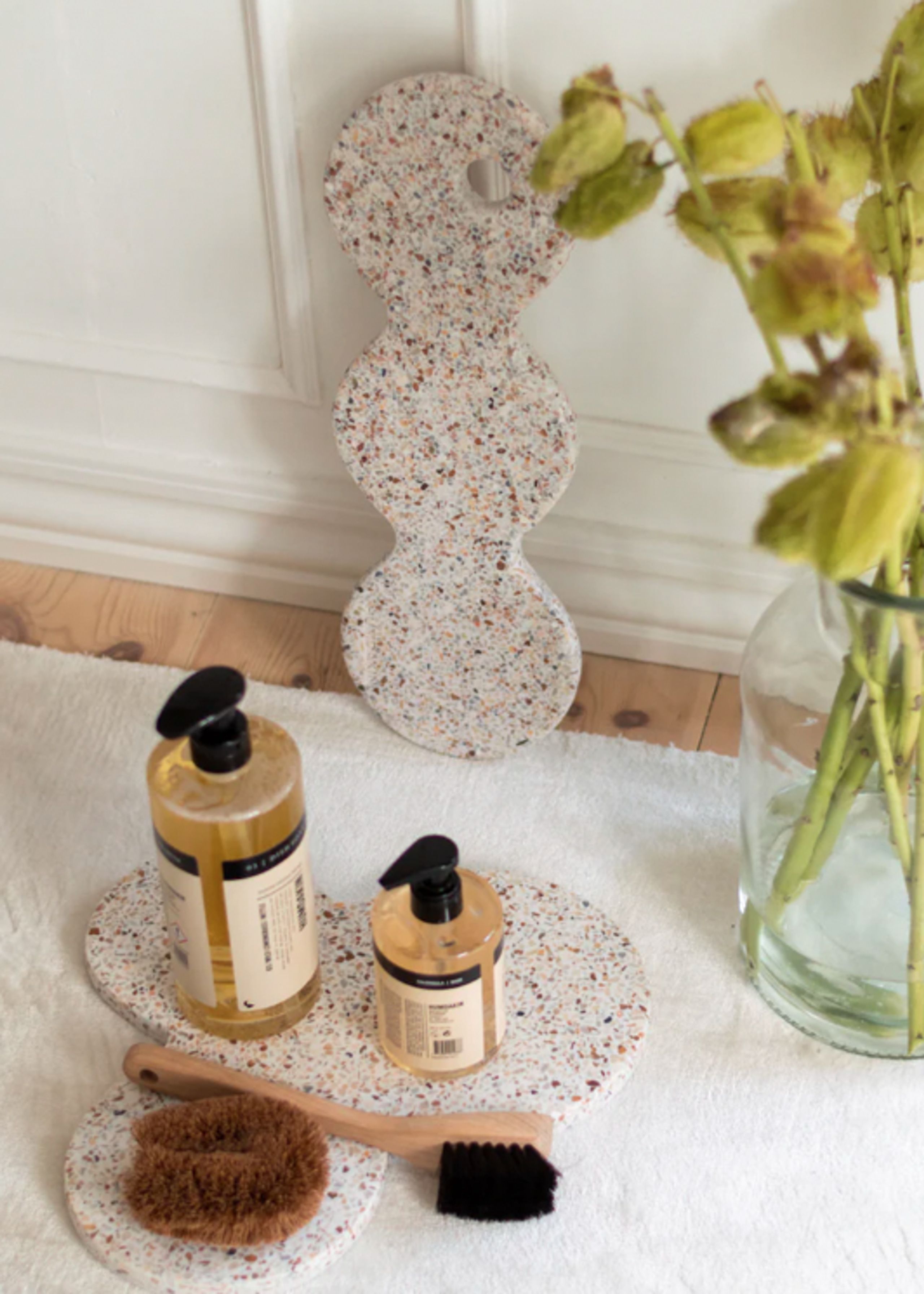 Humdakin - Dish - Torino Terrazzo Board - Red / Beige