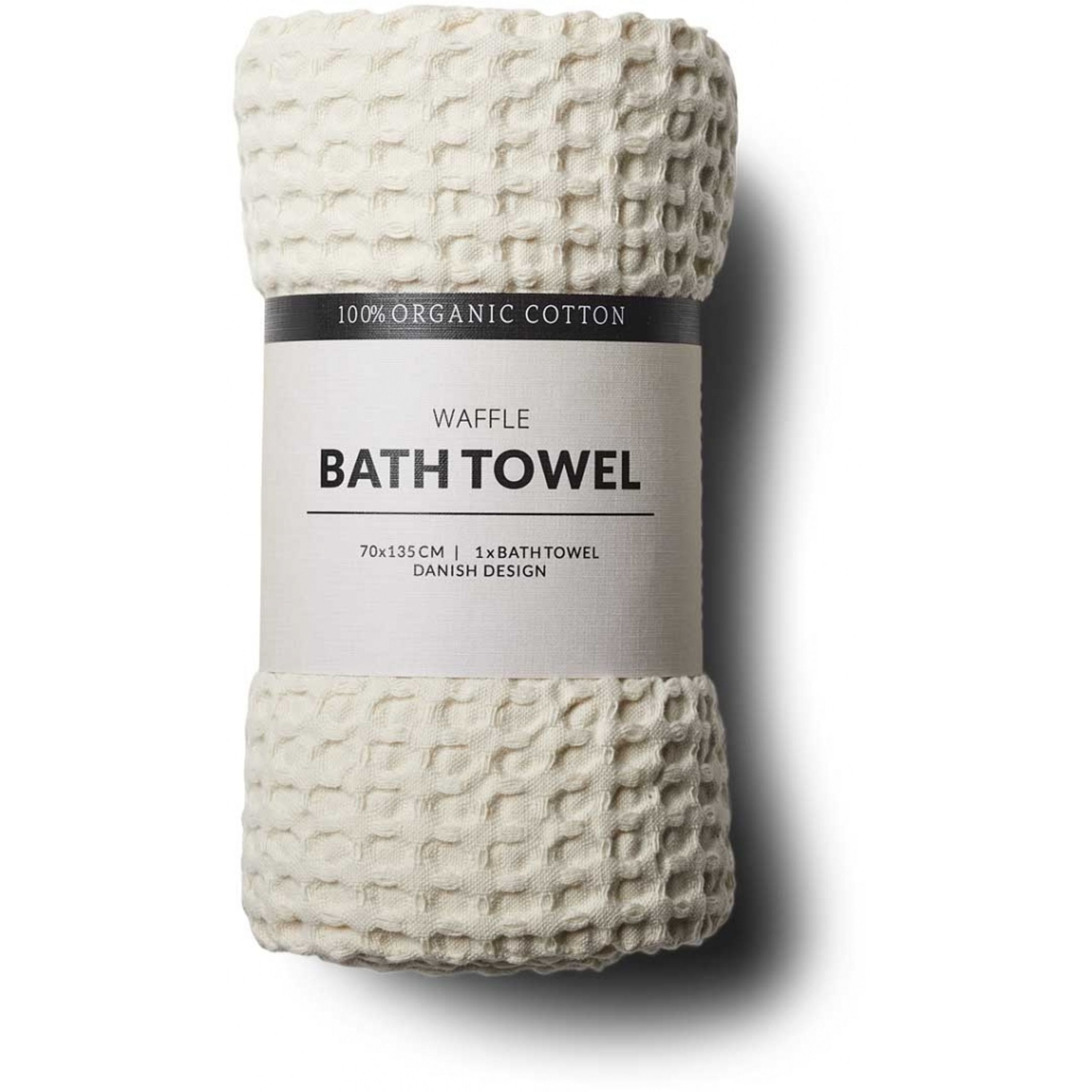 Humdakin - Toalla - Waffle bath towels - Shell