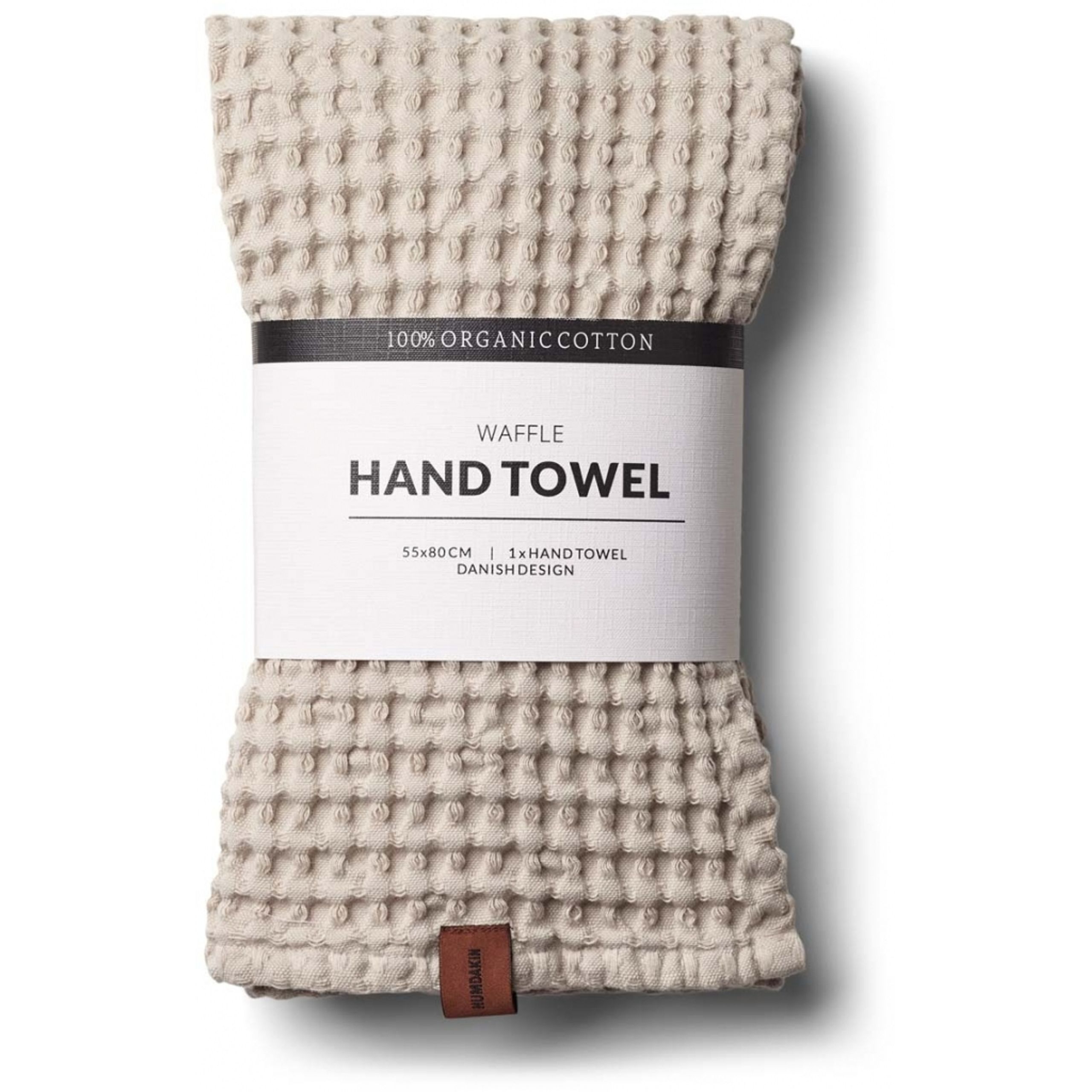 Humdakin - Cloth - Waffle hand towels - Light stone