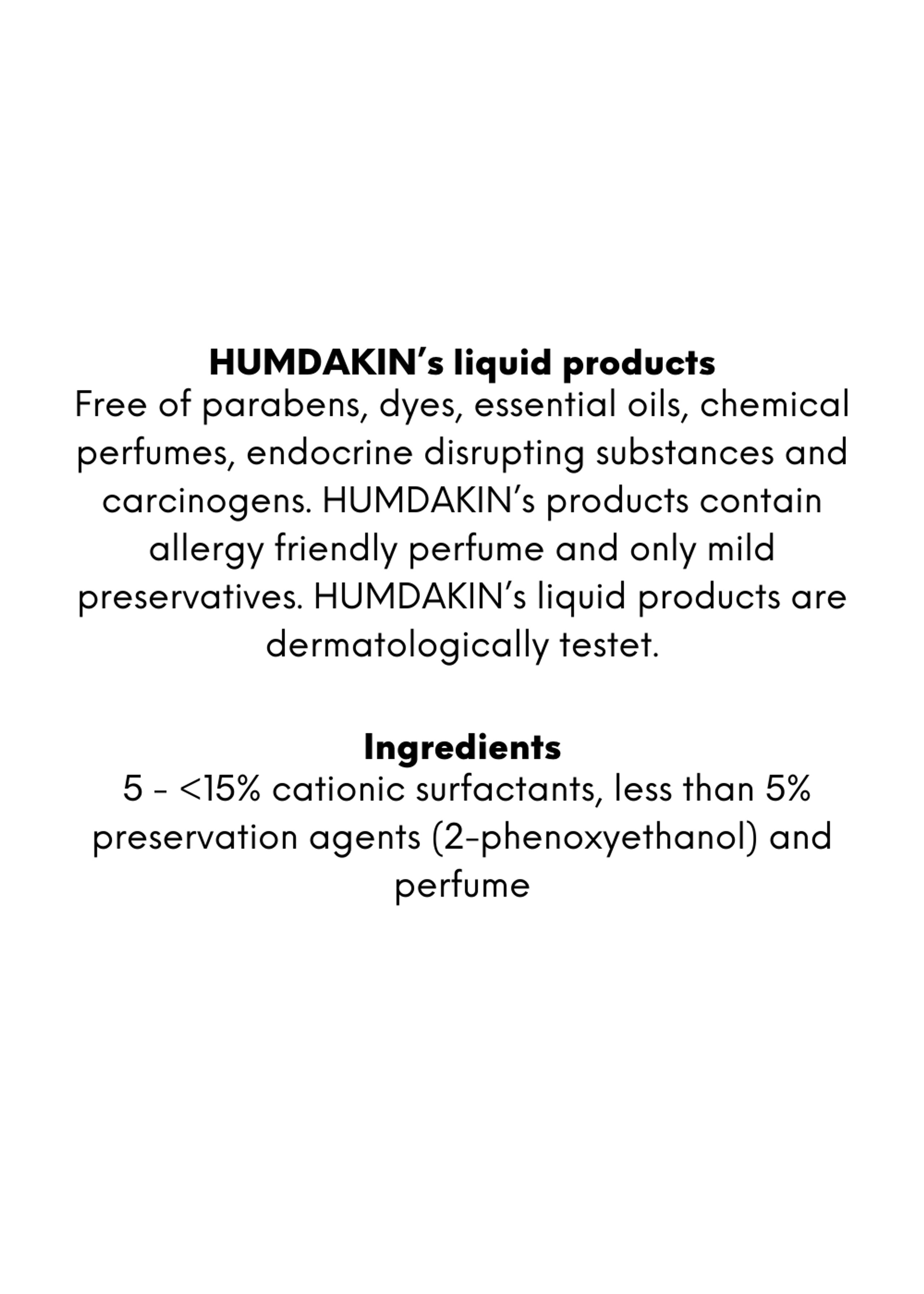 Humdakin - Rinse aid - Fabric Softener - 02 Fabric softener - cotton seed & wild rose