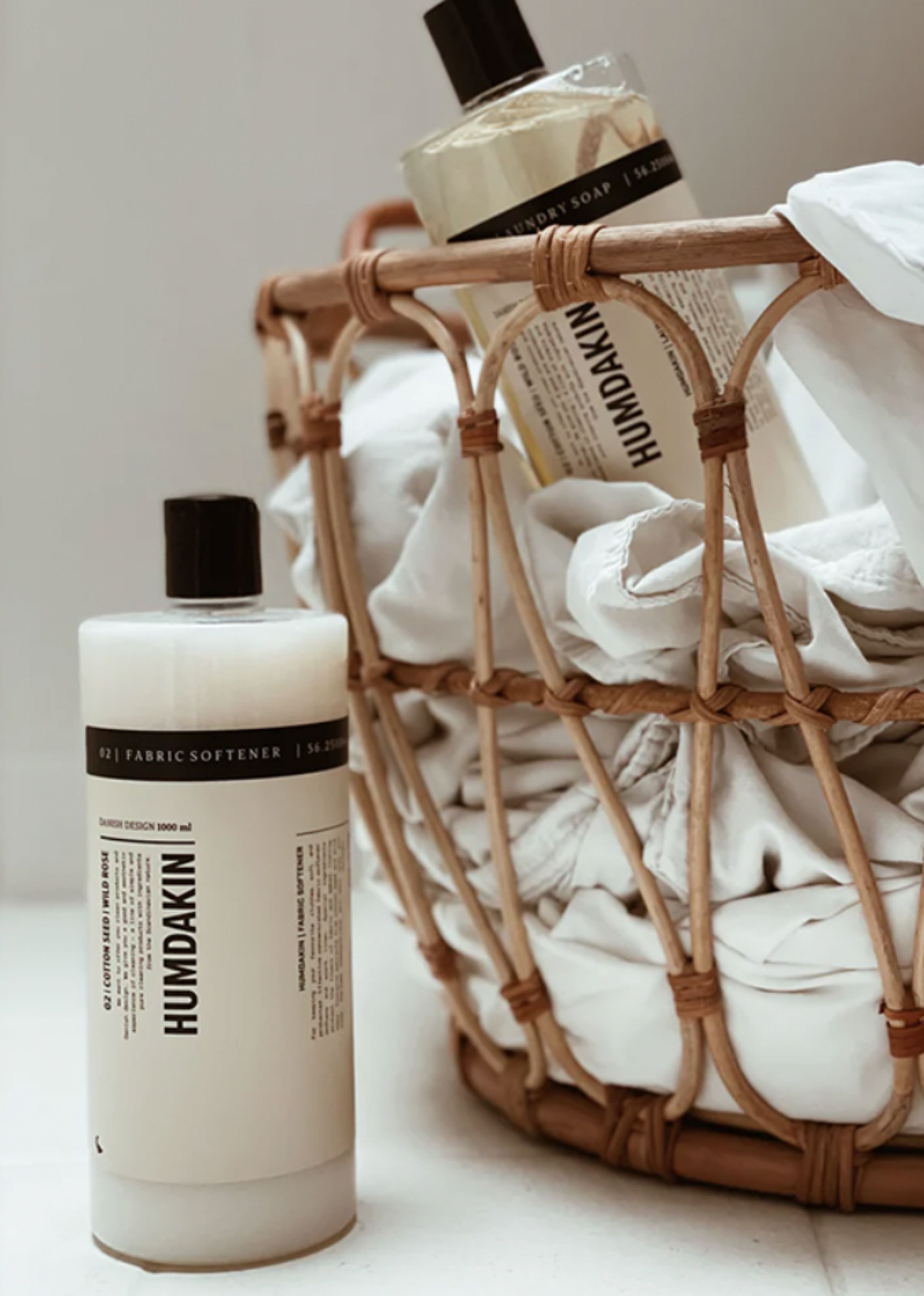 Humdakin - Rinse aid - Fabric Softener - 02 Fabric softener - cotton seed & wild rose