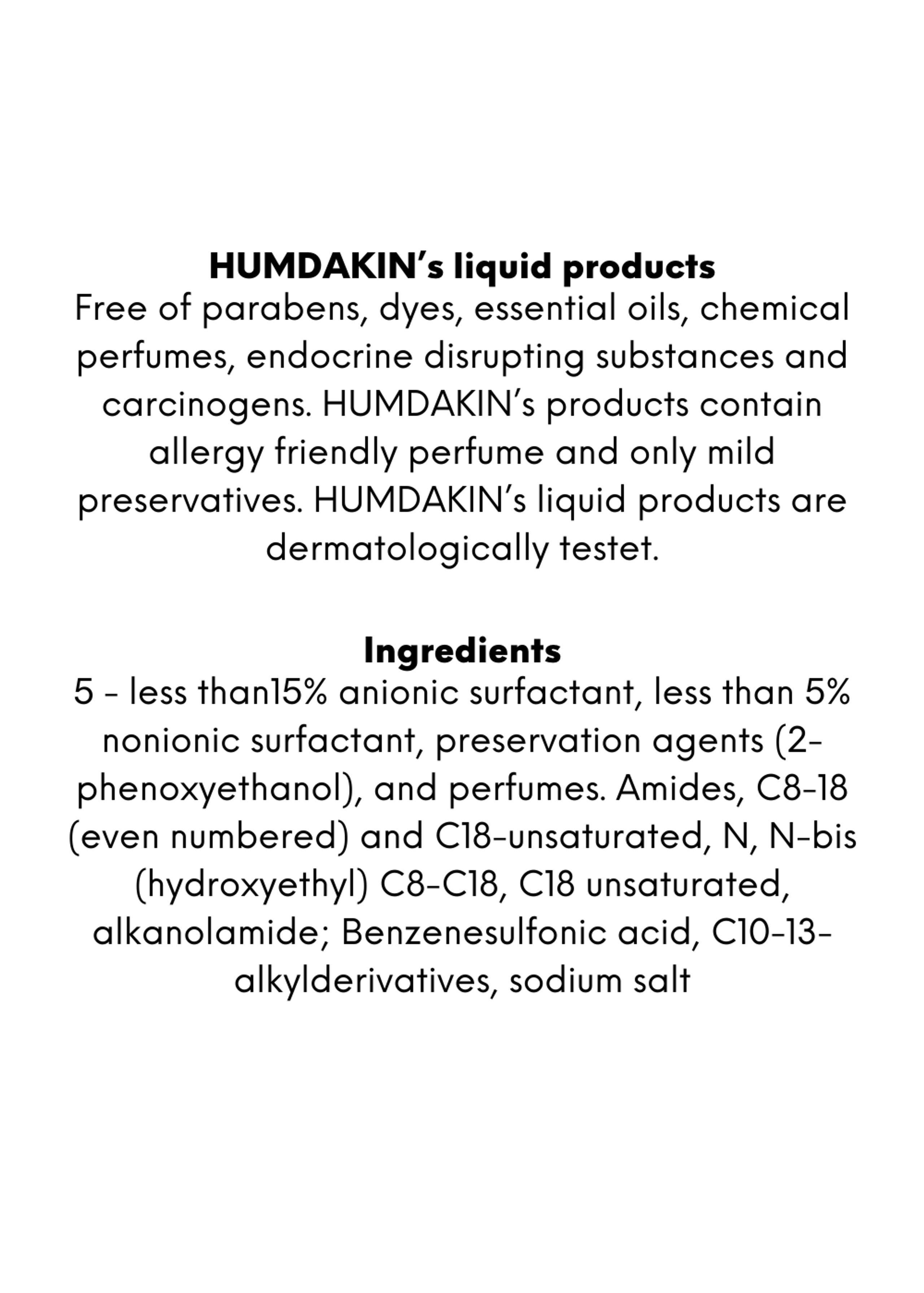 Humdakin - Detergent - Laundry soap - 02 Laundry soap - cotton seed & wild rose