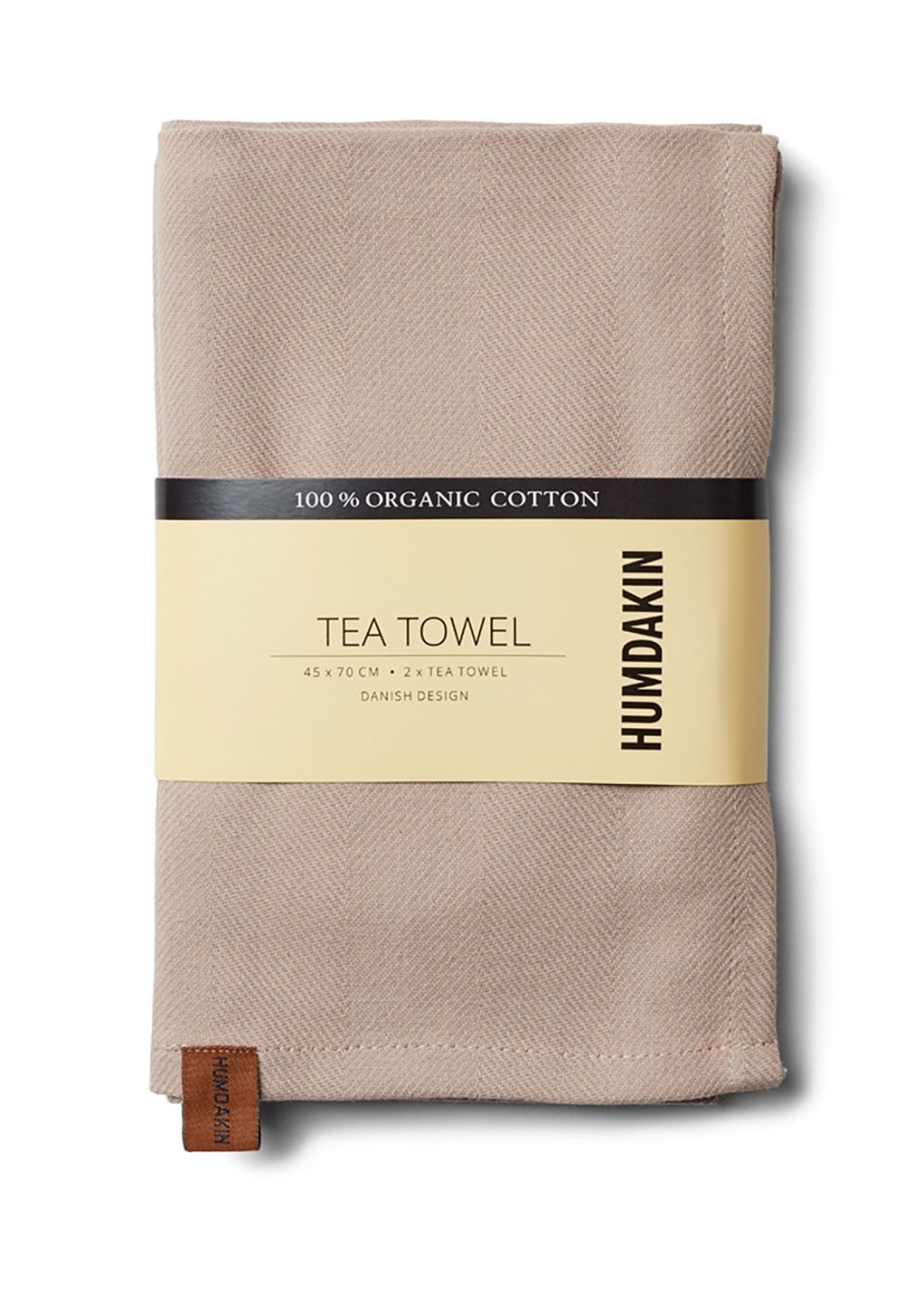 Humdakin - Uterák na čaj - Organic Tea Towel - 2 pack - Light stone